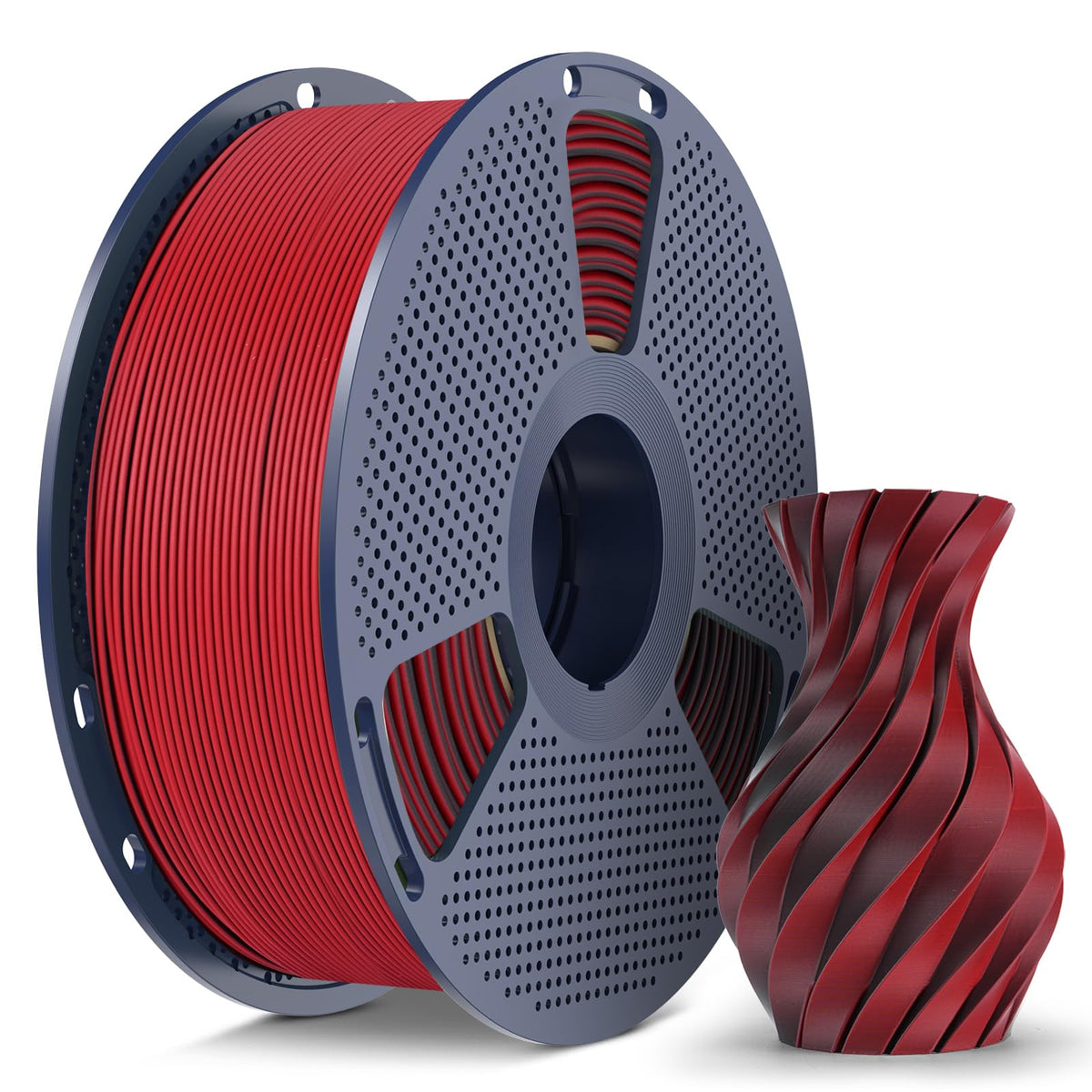 Matte PLA Filament 1.75mm, 1kg(2.2lbs) 3D Printer Filament, Smooth Mat ...