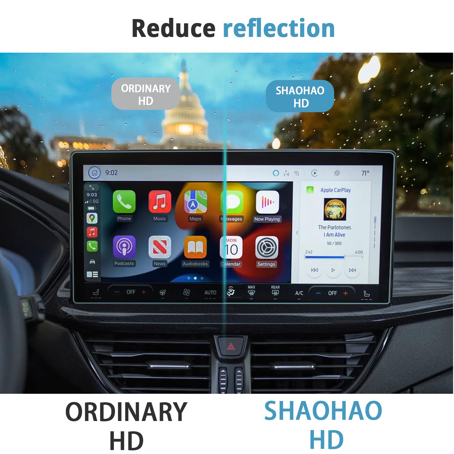 Shaohao For 2023 2024 Ford Escape Screen Protector 2023 2024 Escape Screen Protector 13.2 In, For 2023 2024 Ford Escape & Escape