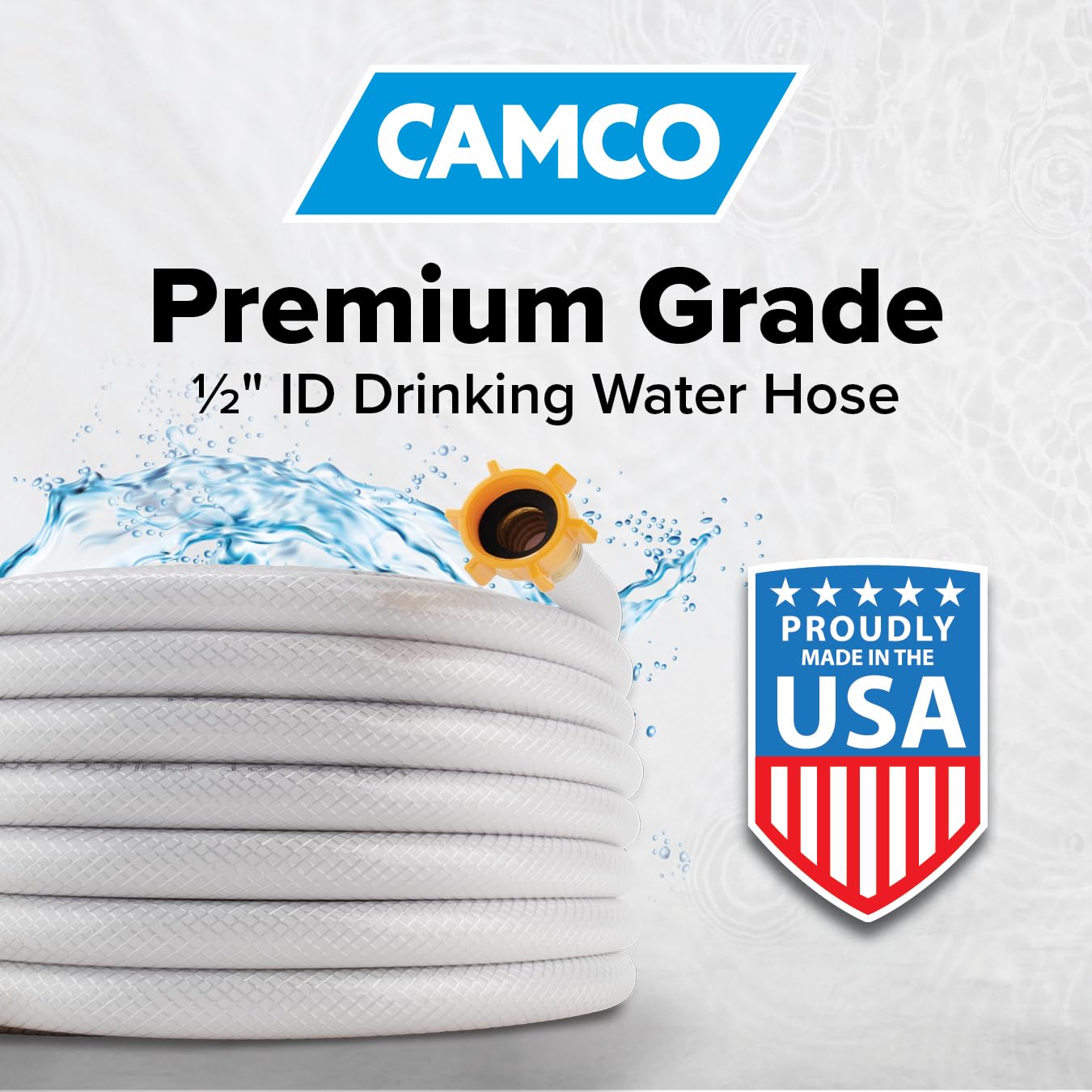 Camco Tastepure 50-Ft Water Hose - Rv Drinking Water Hose Contains No Lead, No Bpa & No Phthalate - Features Reinforced Design &,WBEEAB00480BUZW