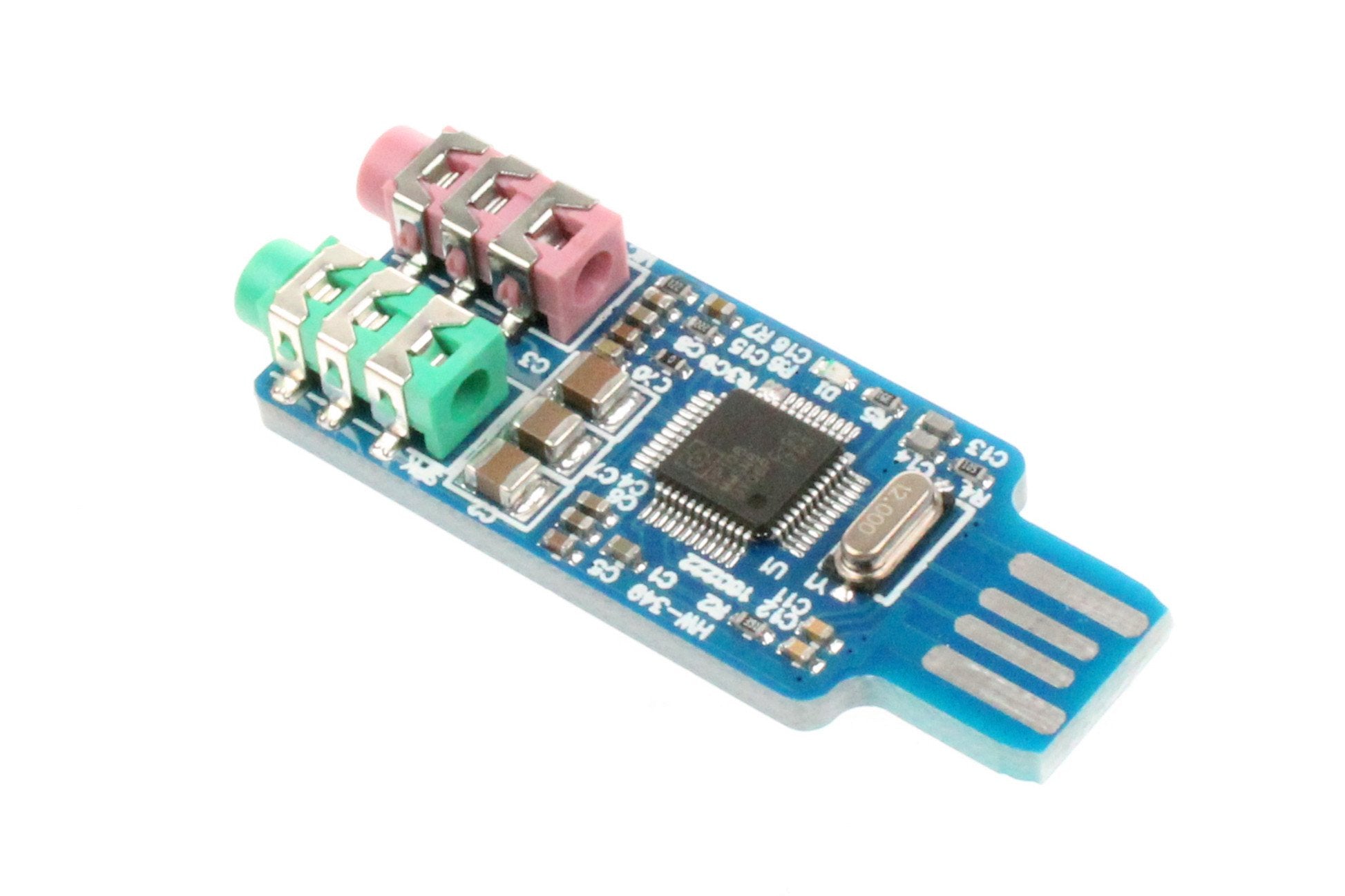 NOYITO CM108 USB Sound Card Chip Drive-Free Computer External Sound Card Module