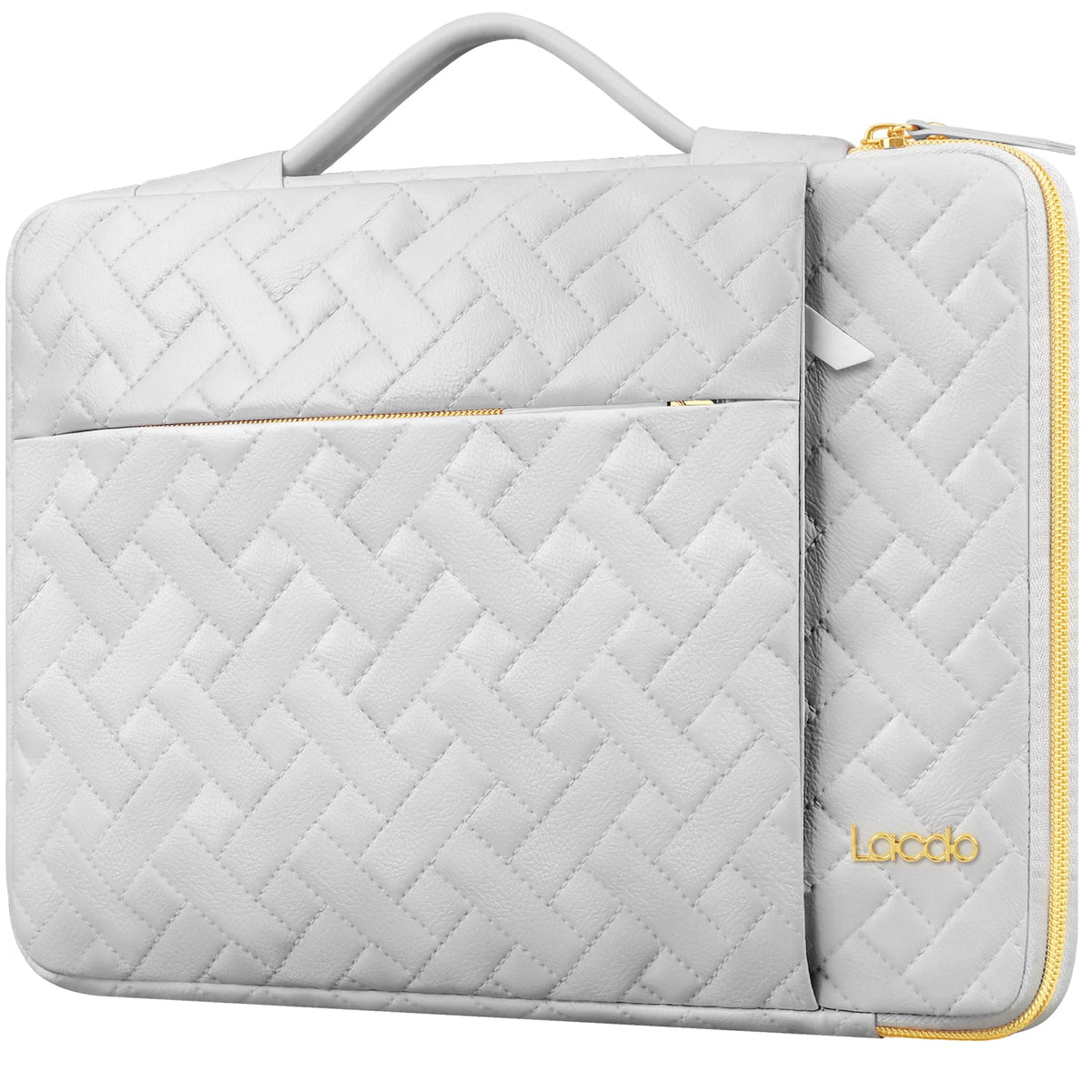 Lacdo 360° Protective Laptop Sleeve Case for 14 inch New MacBook Pro M4/M3/M2/M1 Chips Pro Max A3112 A3401 A3185 A2918 A2992 A2779 2024-2021, 13.8' Surface Laptop Copilot+PC Computer Bag, Space Gray