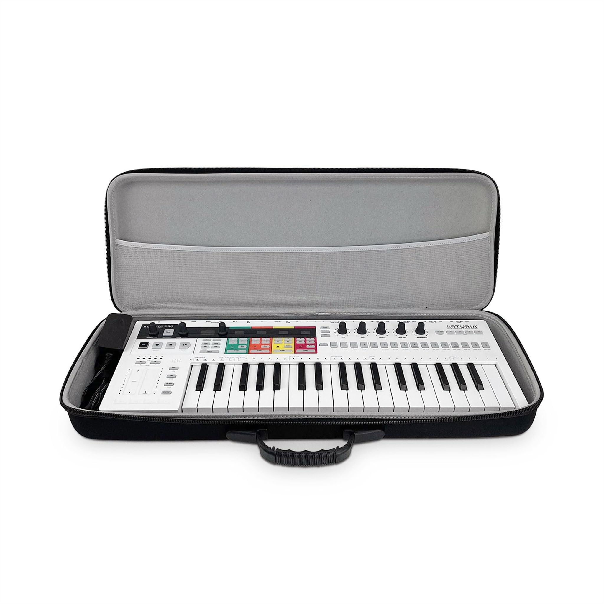 ANALOG CASES Arturia KeyStep Pro/MiniFreak Case - Custom-Fitted Compact PULSE Hard Case for Travel