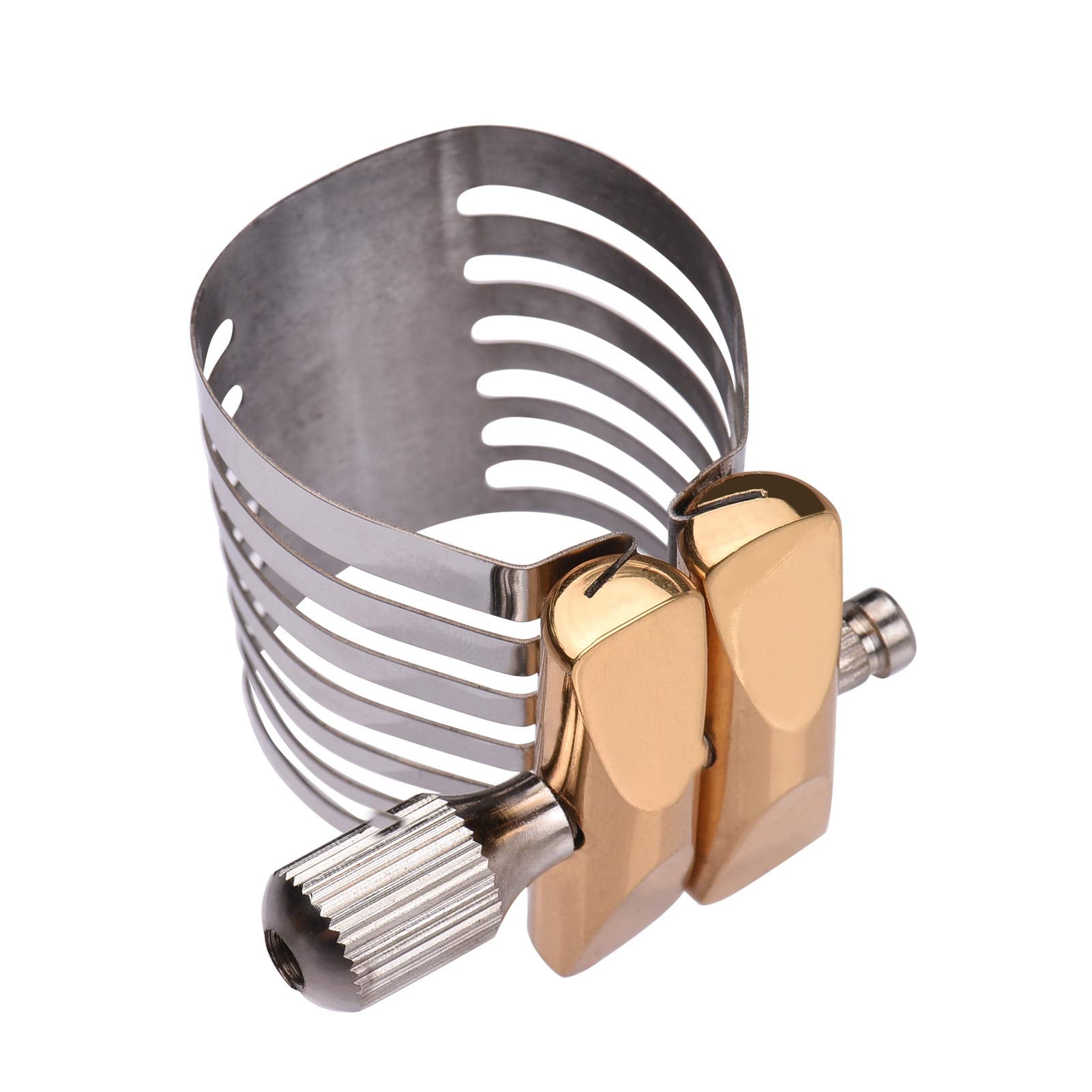 Btuty Tenor Saxophone Mouthpiece Tenor Saxophone Ligature Tenor Sax Ligature Tenor Sax Mouthpiece Brass Ligature Fastener Adjust