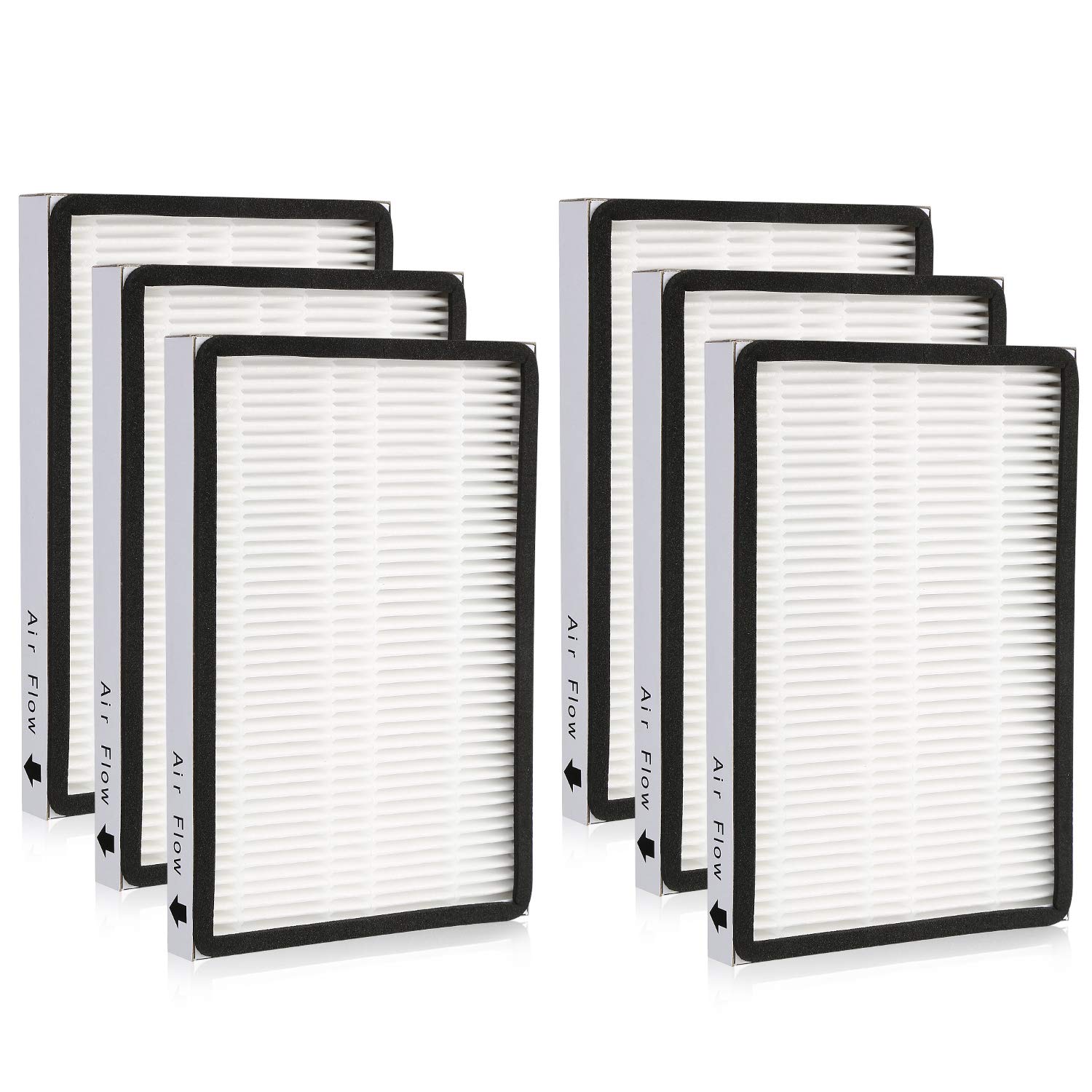 6 Pack 86889 Hepa Filters For Sears Kenmore Ef 1 Vacuums & Panasonic Uprights Vacuums
