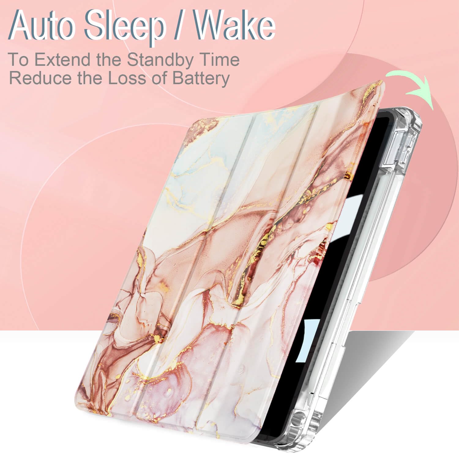 Feams Slim Case For Ipad Air 11-Inch M3 2025 / M2 2024, Ipad Air 5Th Generation 2022 / Ipad Air 4Th Generation 2020 10.9 Inch Ca