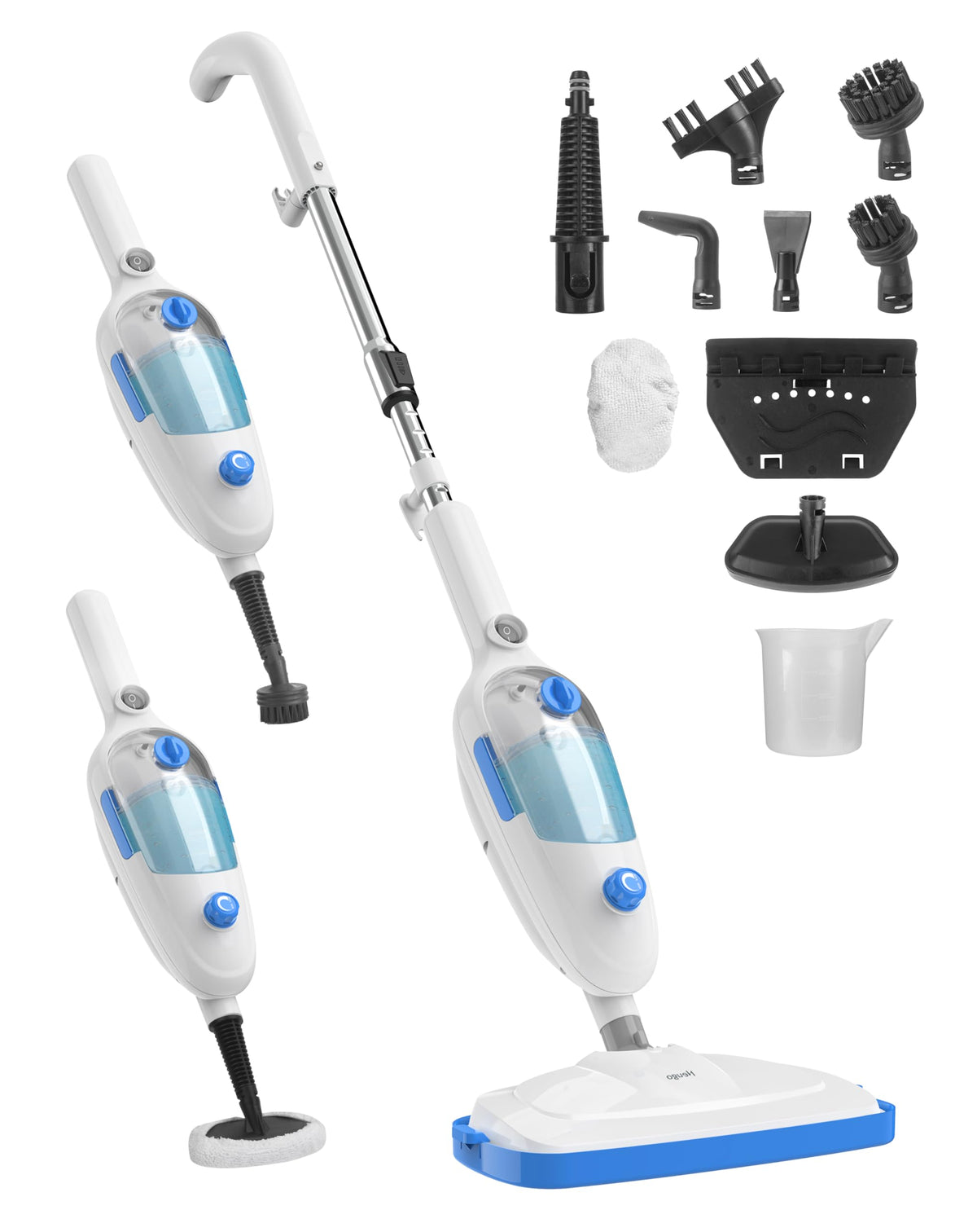 Steam Mop For Floor Cleaning, 10In1 Multi Purpose Handheld Steamer Cleaner Detachable For Vinyl, Laminate, Carpet, Tile Hard Flo