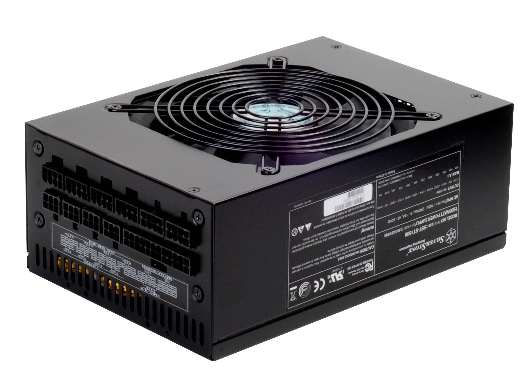 Silverstone Tek 1500W ATX12V/EPS12V SLI Ready CrossFire Ready 80 PLUS Silver Certified Modular Active PFC Power Supply (ST1500)