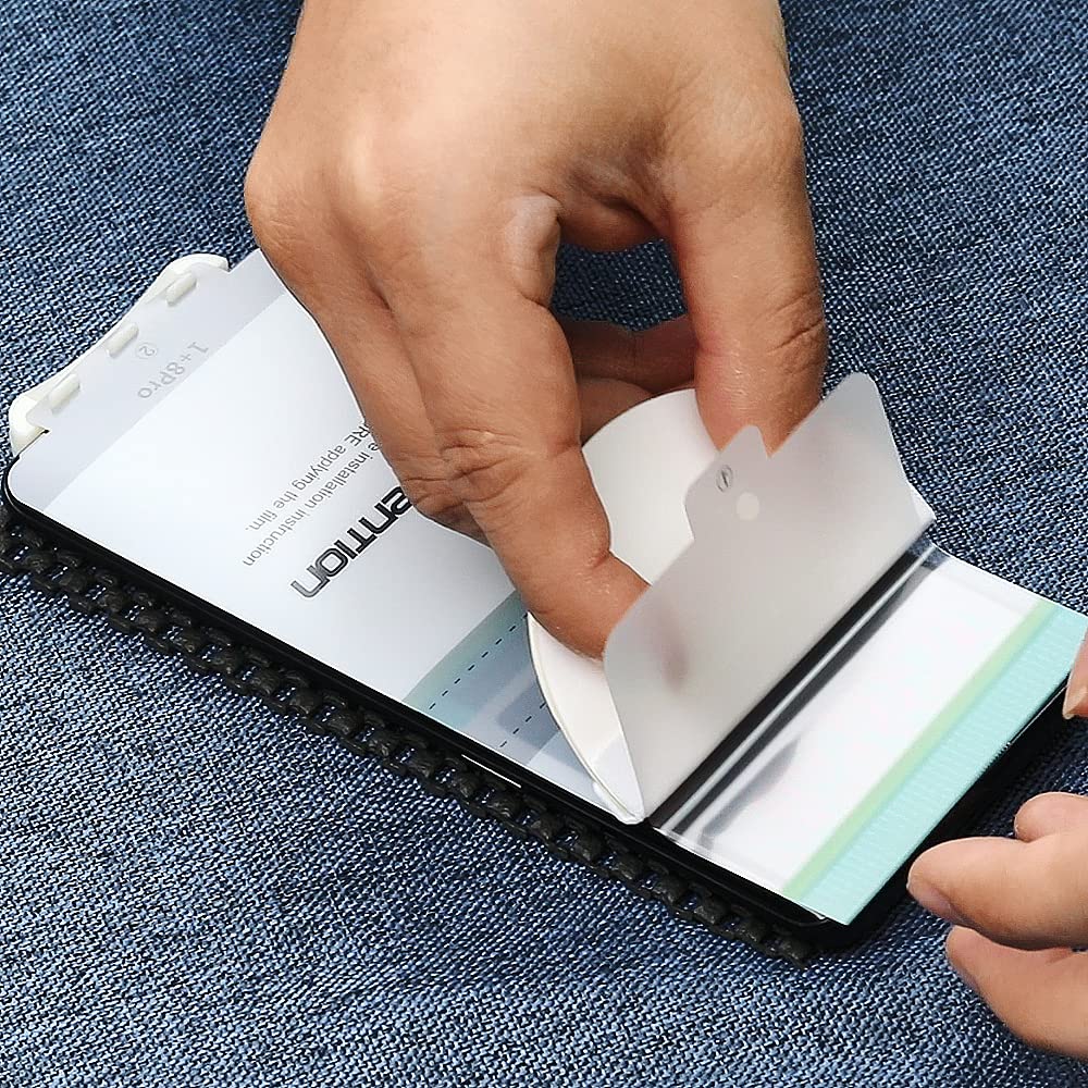 Ibywind Screen Protector For Oneplus 8 Pro,With 2Pcs Flexible Tpu Film,1Pc Camera Lens Protector,1Pc Backing Carbon Fiber Film [