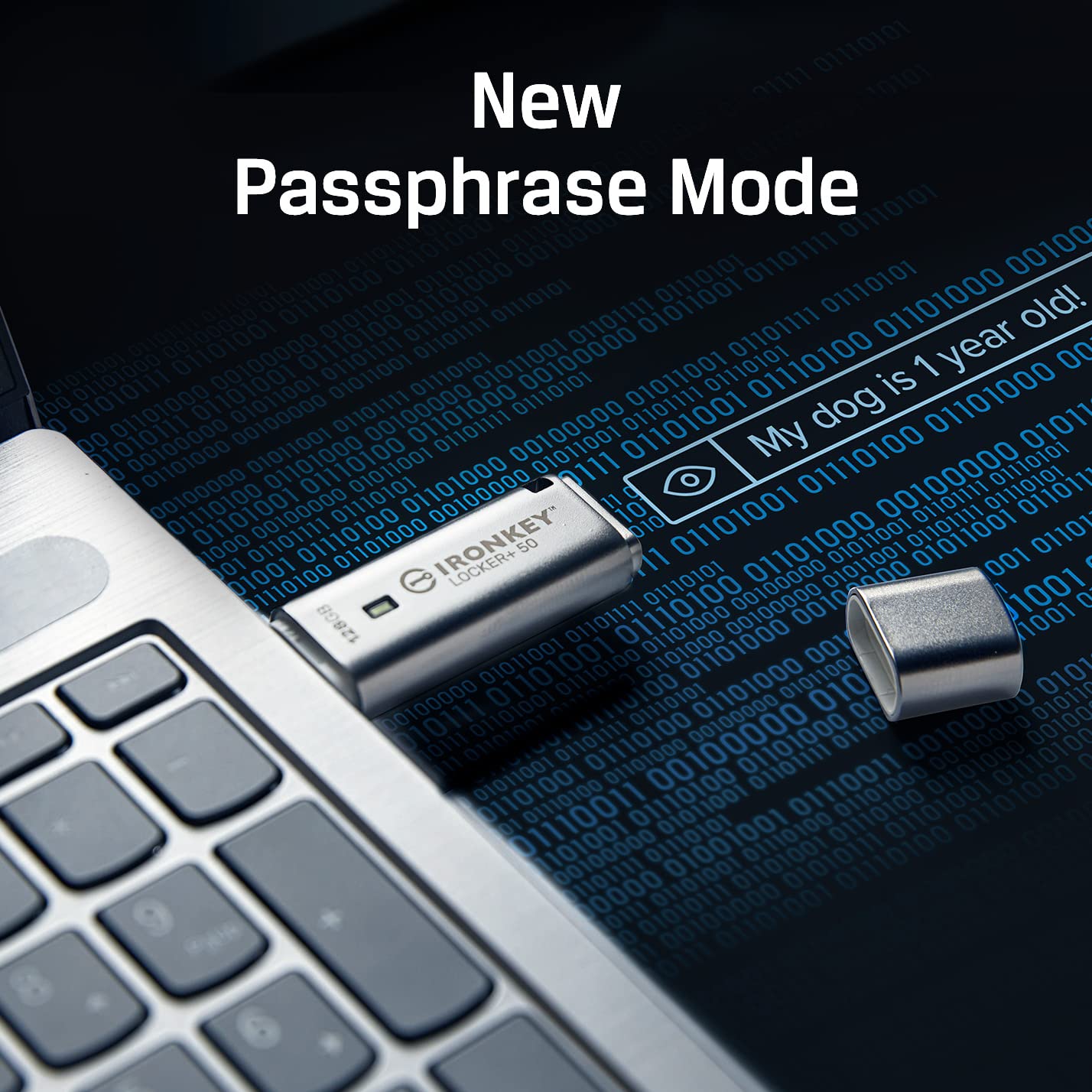 Kingston Ironkey Locker+ 50 16Gb Encrypted Usb Flash Drive | Usb 3.2 Gen 1 | Xts Aes Protection | Multi Password Security Option