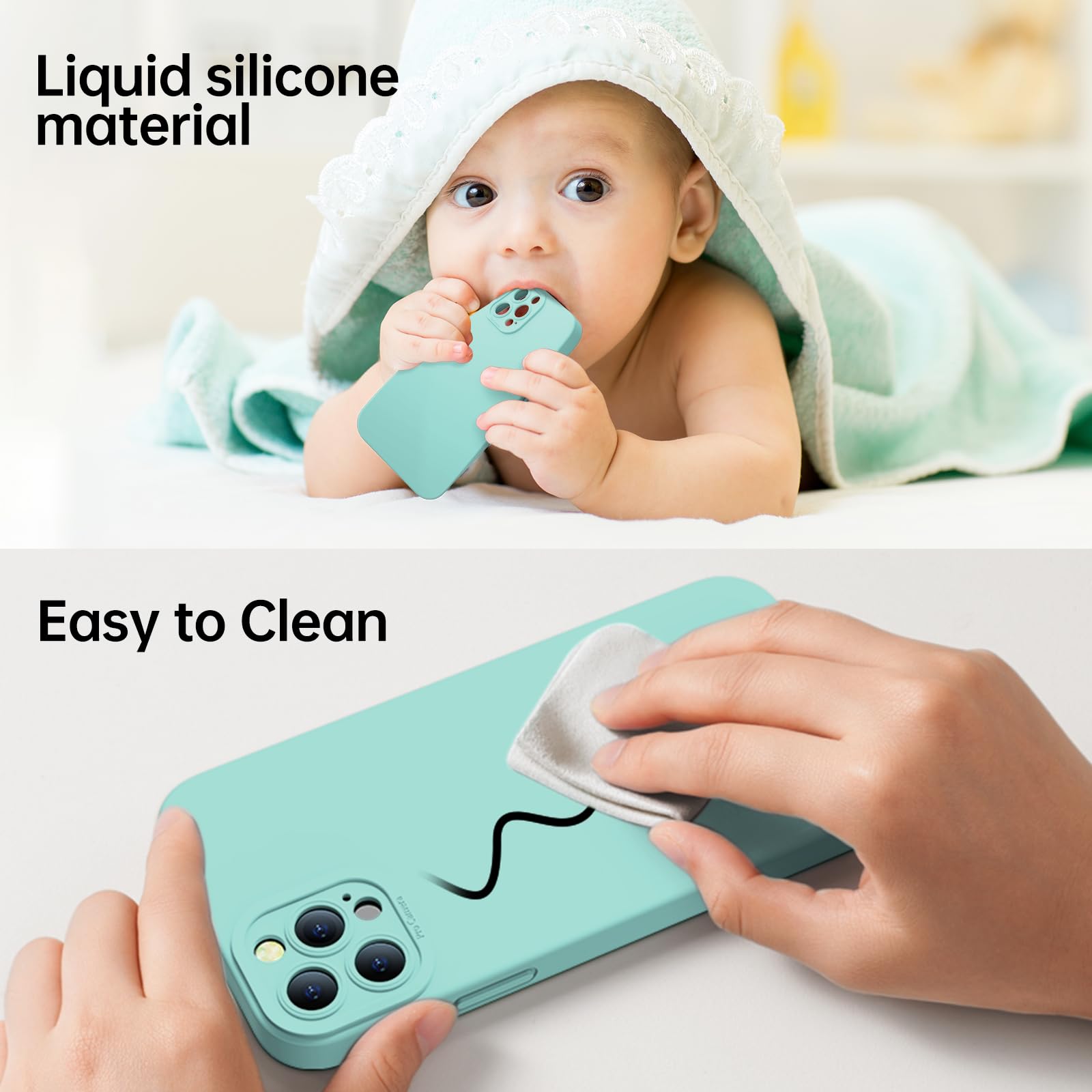 Kiresen Designed For Iphone 12 Pro Max Case With Screen Protector   Upgraded Camera Protection   Wireless Charging Compatible