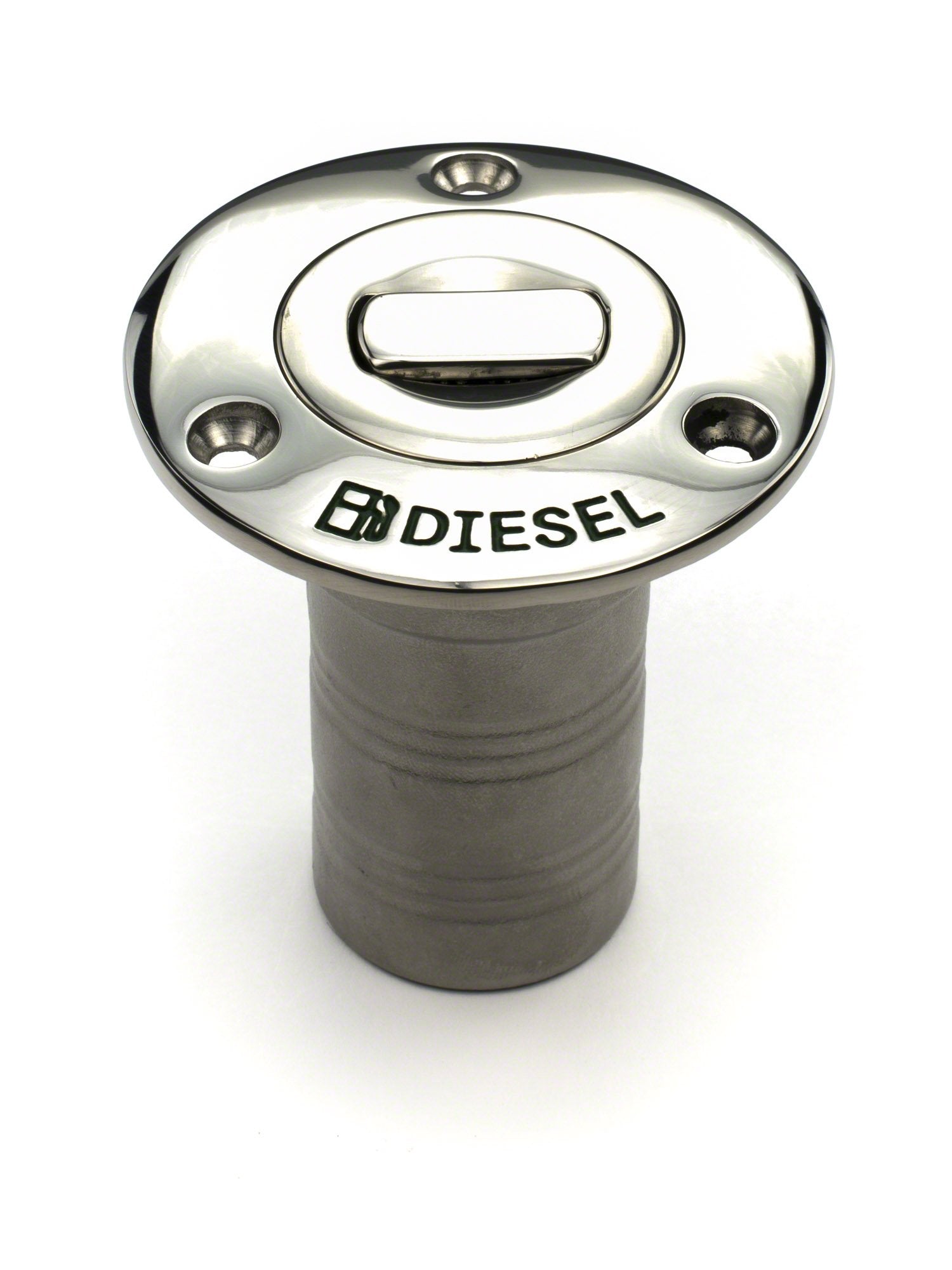 Whitecap Industries 6994Cblue 316 Stainless Steel Push Up Deck Fill For Diesel, 1 1/2    Hose