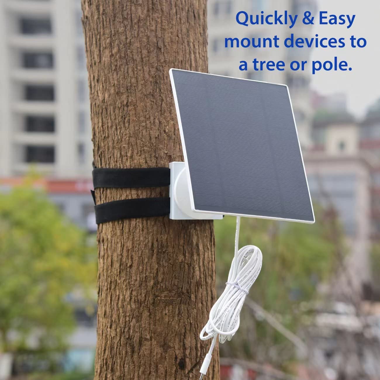 Zivif Outdoor Camera Mount, Pole Mount Bracket For Security Cameras, Battery Cameras, Outdoor Trail Camera Or Solar Panels, 360