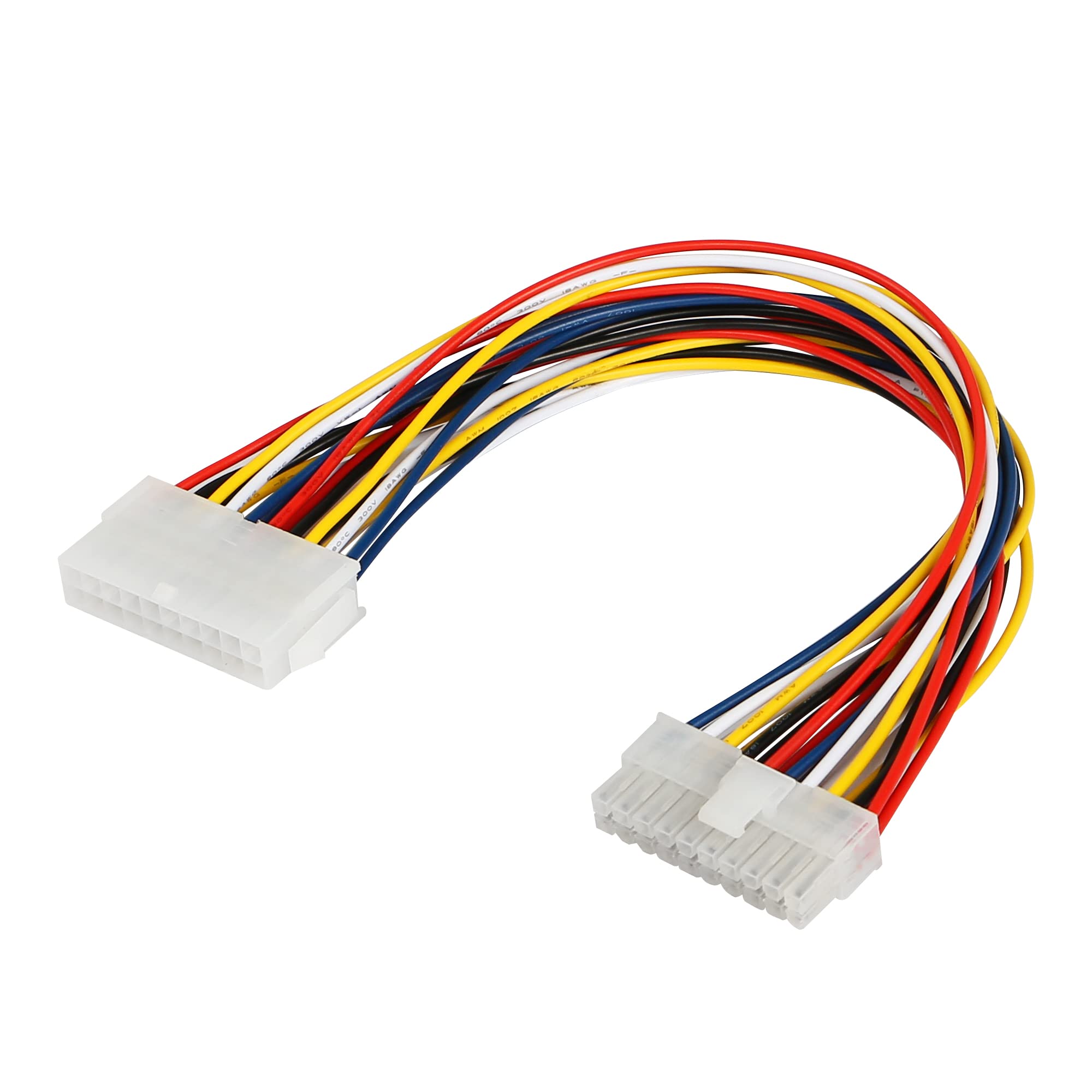 Cerrxian 30Cm Atx 20 Pin Male To 20 Pin Female Power Supply Extension Cable For Computer Pc