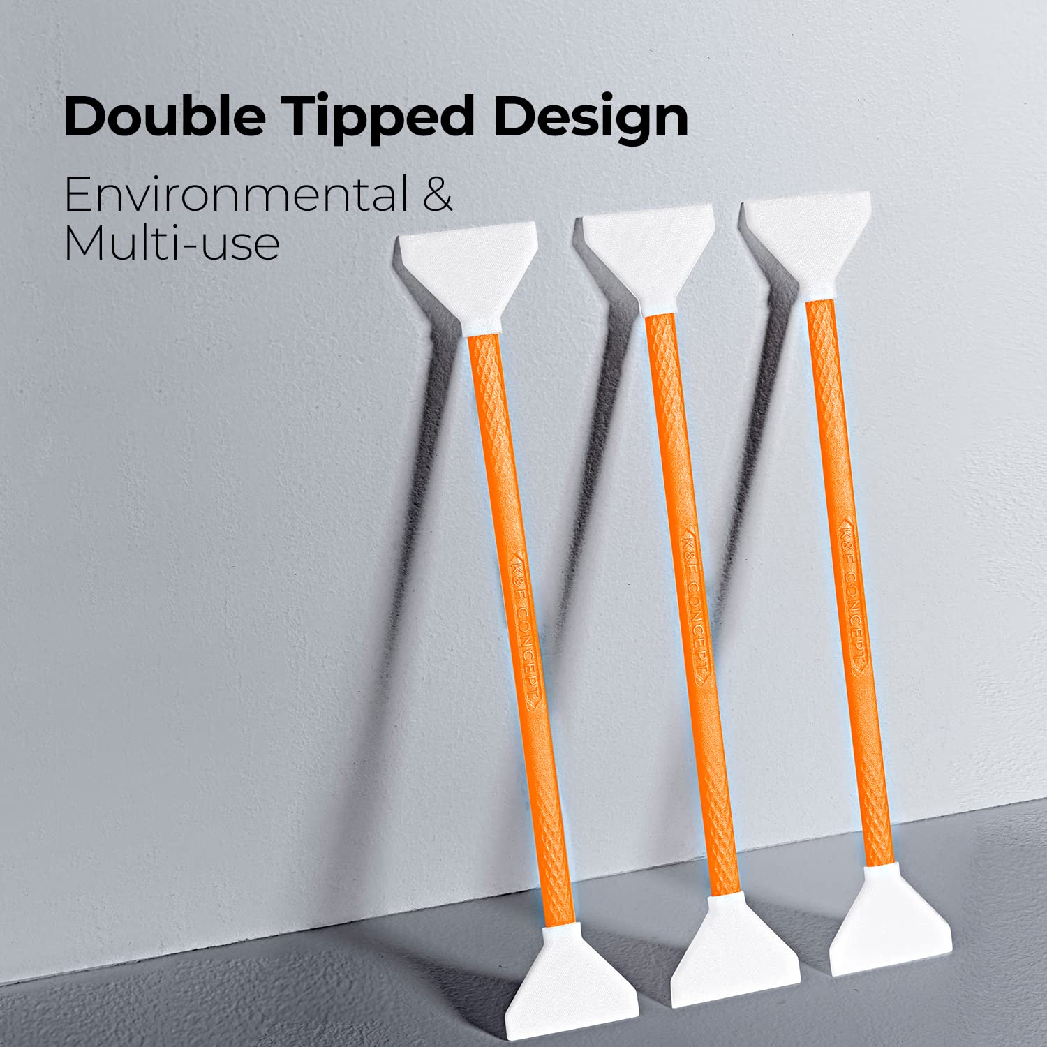 K&F Concept 14Pcs Double Tipped 24Mm Aps Full Frame Sensor Cleaning Swab, Dslr Or Slr Digital Camera Cleaning Kit And Full Frame