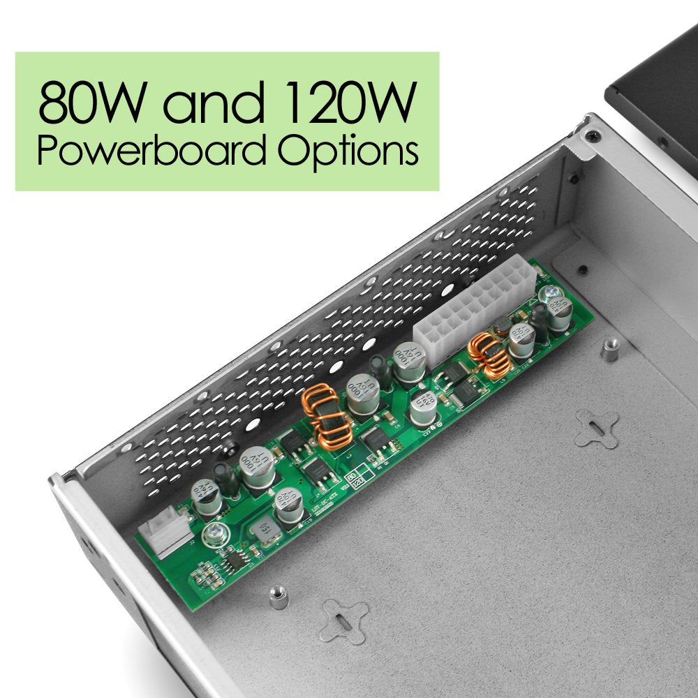 Mitxpc Mx500 Usb3 Compact Mini Itx Case, Fanless, Usb 3.0, Wall & Vesa Mount