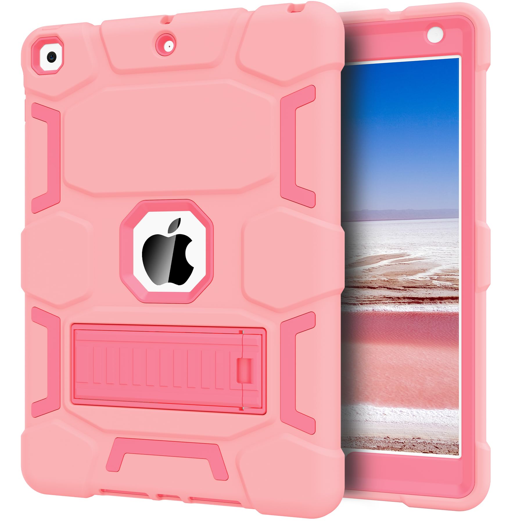 Ccmao For Ipad 9Th Generation Case, Ipad 8Th 7Th Generation Case, Ipad 10.2 Inch 2021/2020/2019 Case, Heavy Duty Rugged Shockpro