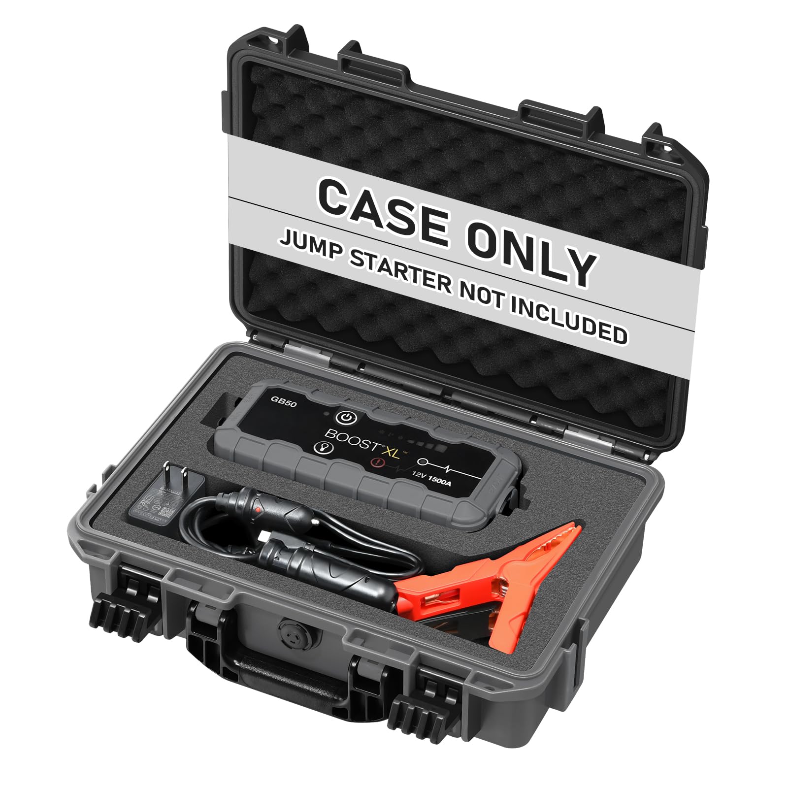 Case for NOCO Boost GB40 & GB20 - Waterproof Hard Shell Carrying Case with Custom Pre-Cut Foam, Shockproof Protective Travel Box