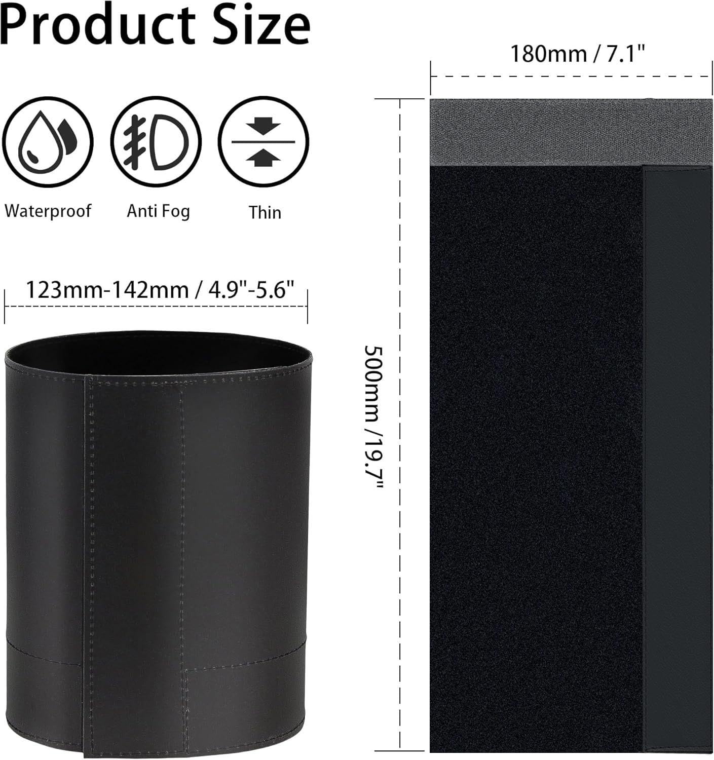 Astromania Flexible Dew Shield For Telescope Front Outer Diameter From 123Mm   142Mm Diameter   Keep Dew Away And Gives You Clea