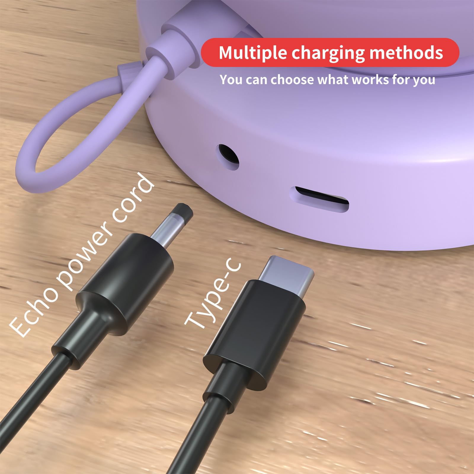 Liboer Echo Pop Battery Base Portable Battery Base For Echo Pop And Xiaodu Speaker, Echo Pop Battery Base With Protective Case (