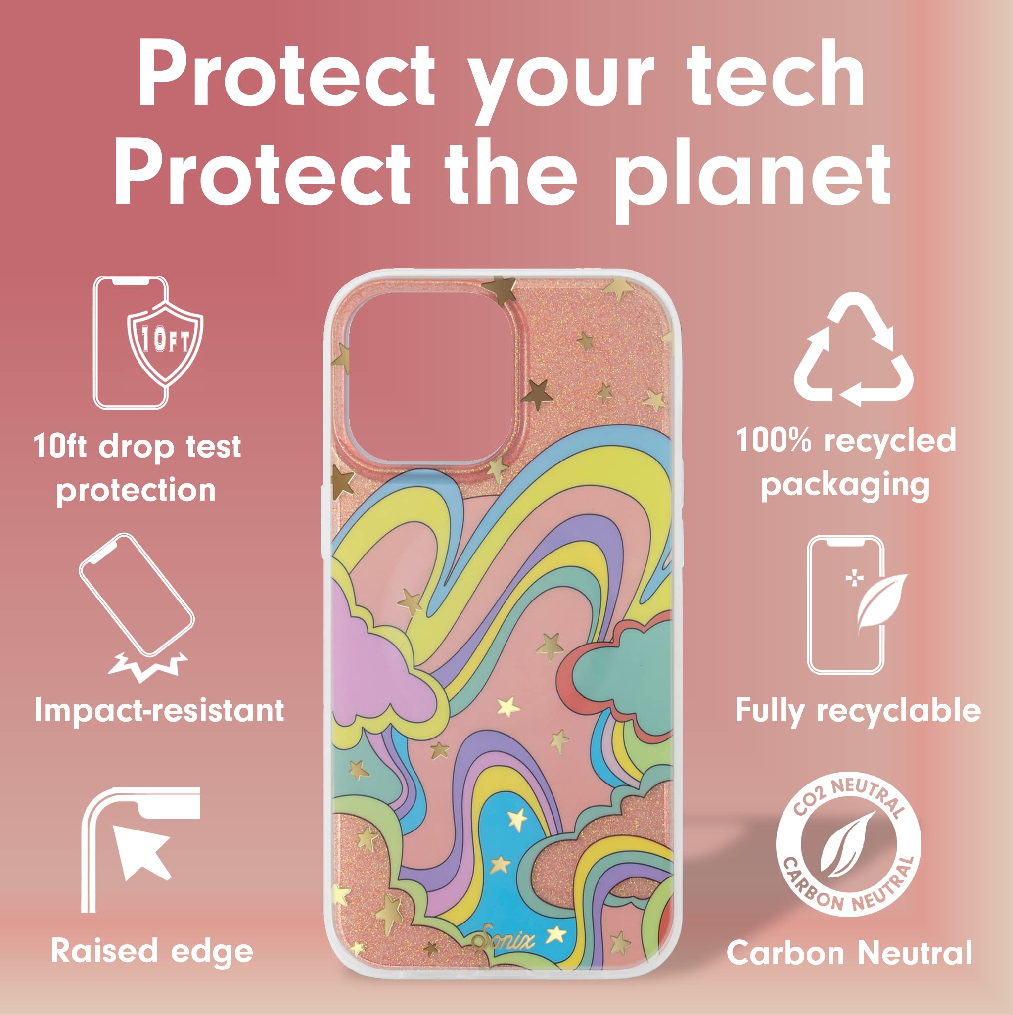 Sonix Case For Iphone 14 Pro | Compatible With Magsafe | 10Ft Drop Tested | Illusion