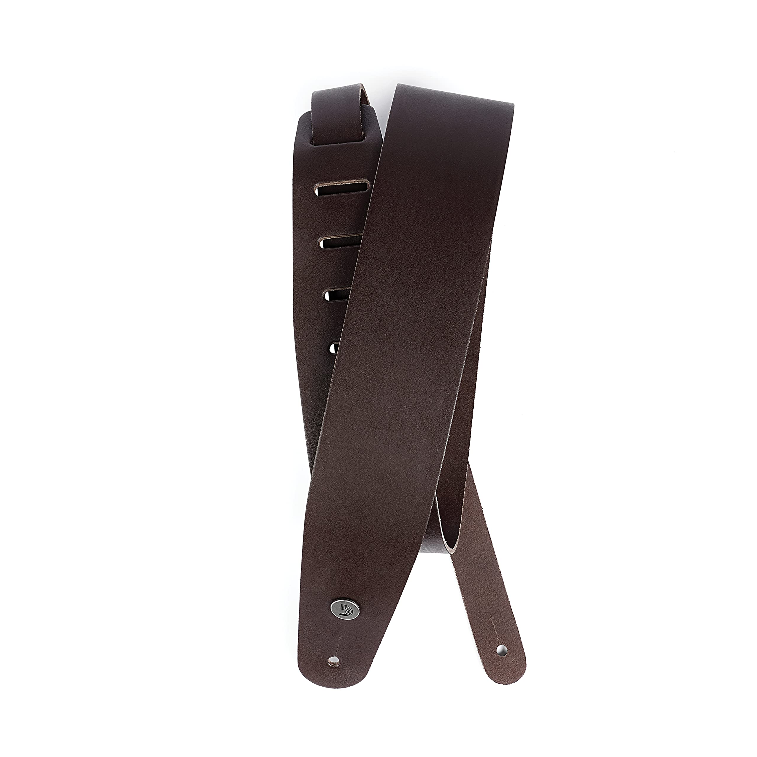 D'Addario Planet Waves 2.5 Inches Classic Leather Guitar Strap   Brown