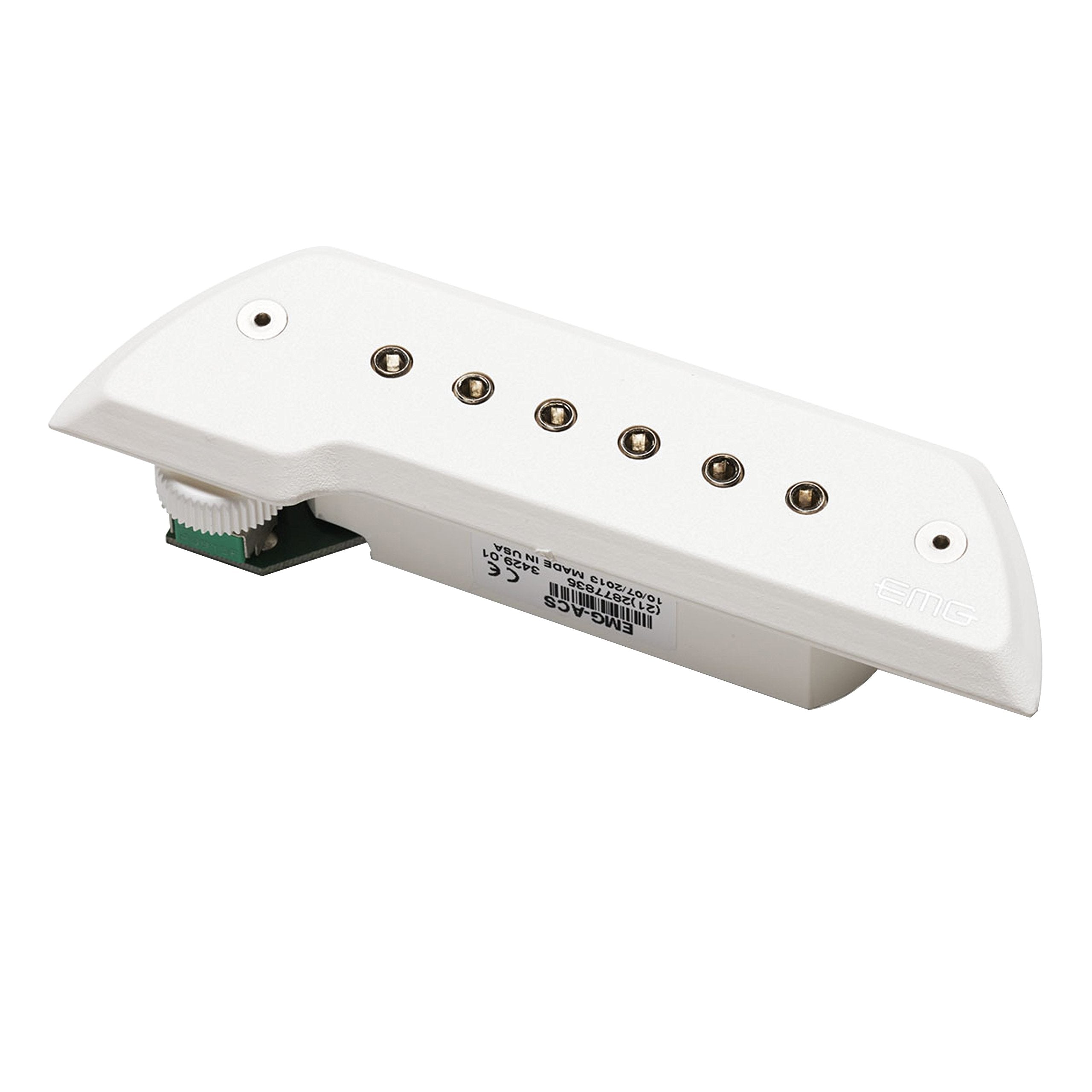 EMG ACS Acoustic Guitar Soundhole Pickup, White