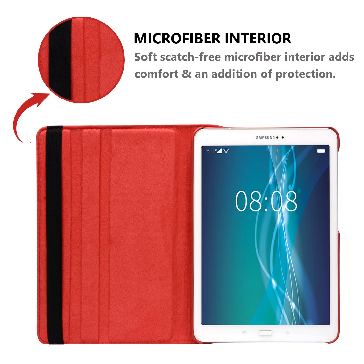 Case For Samsung Galaxy Tab S2 8.0 Inch 2015 (Sm T710 T715 T713 T719),360 Degree Rotating Stand Case Smart Protective Cover,With