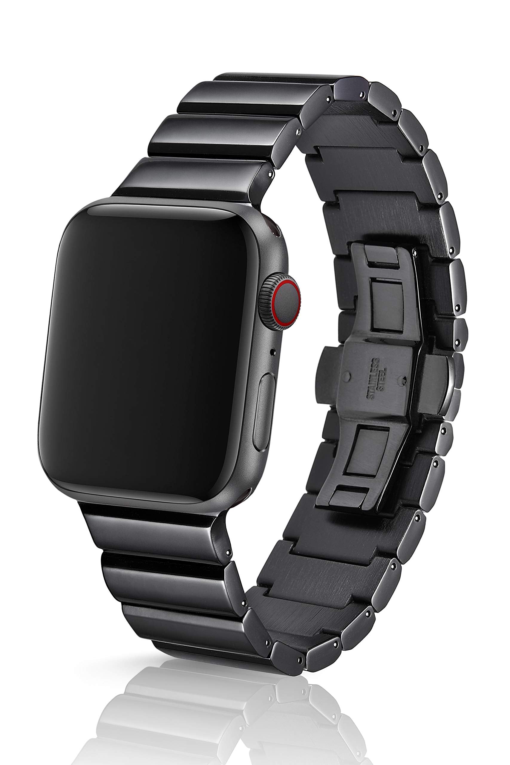 45mm JUUK Ligero Obsidian Premium Watch Band Made for The Apple Watch, Using Aircraft Grade, Hard Anodized 6000 Series Aluminum
