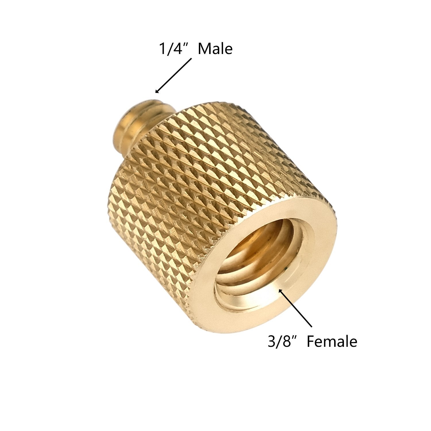 22Pack Chromlives Camera Screw Adapter 1/4 To 1/4 Screw 1/4 To 3/8 Tripod Screw Adapter Converter Brass Screw Adapter Spigot Scr