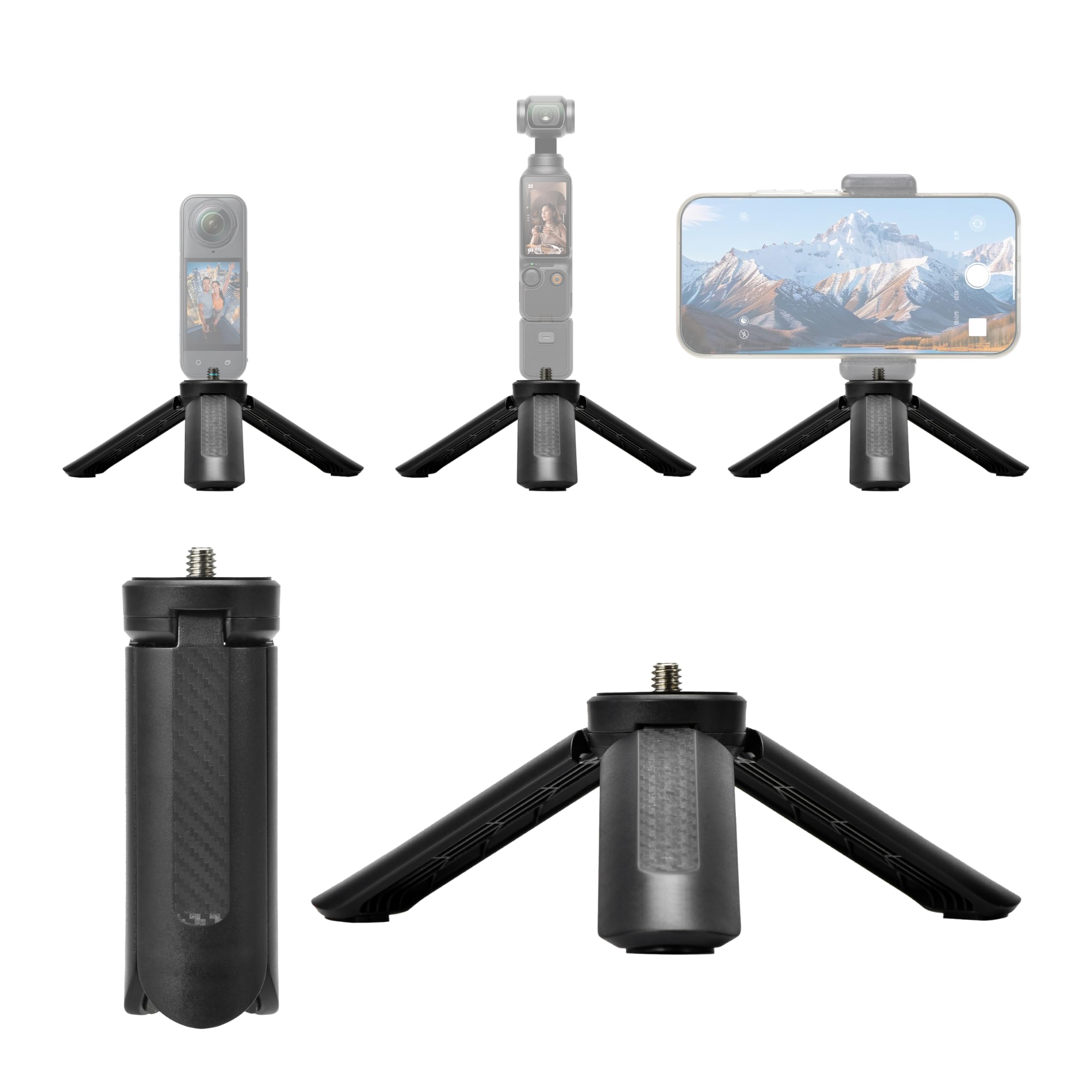 Mini Tripod Handle Grip Desktop Webcam Tripods Phone Accessories