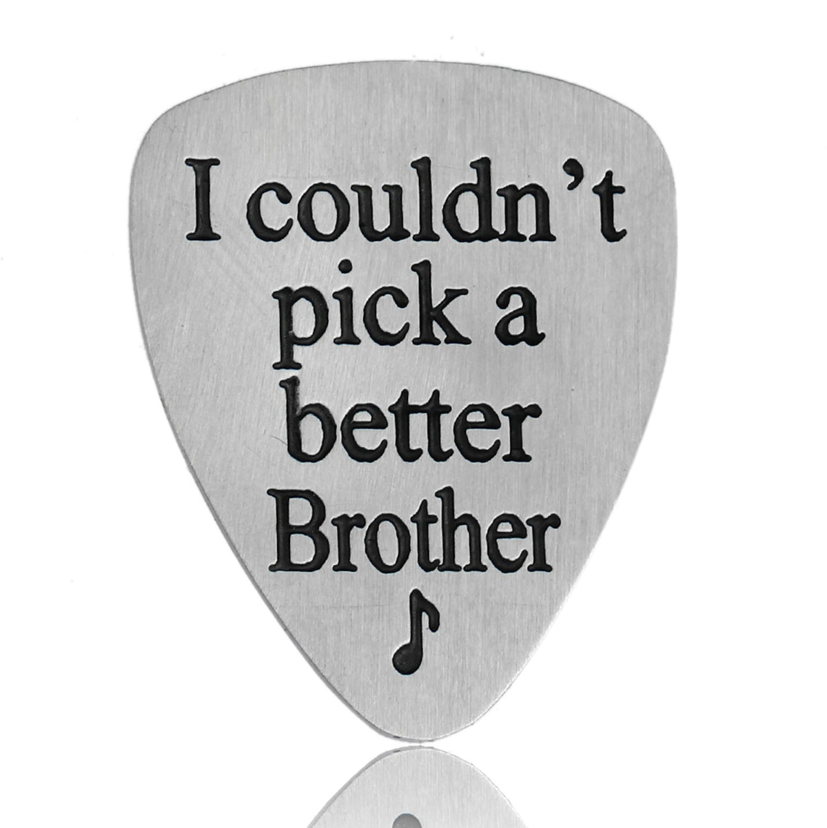 I Couldnt Pick A Better Brother Musical Guitar Pick Men Jewelry Gift For Brother