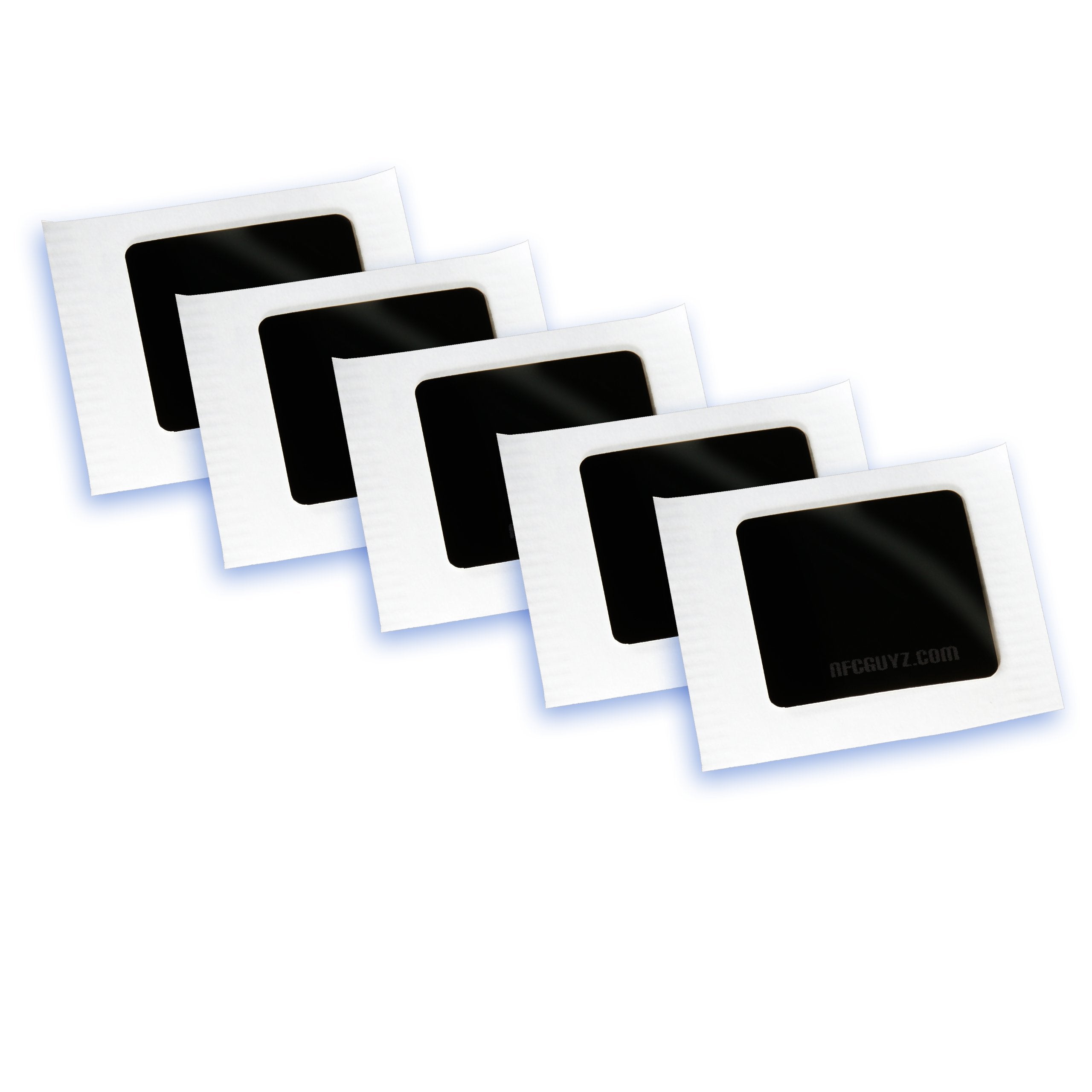 5 Black Ntag203 Nfc Tags From Nfcguyz