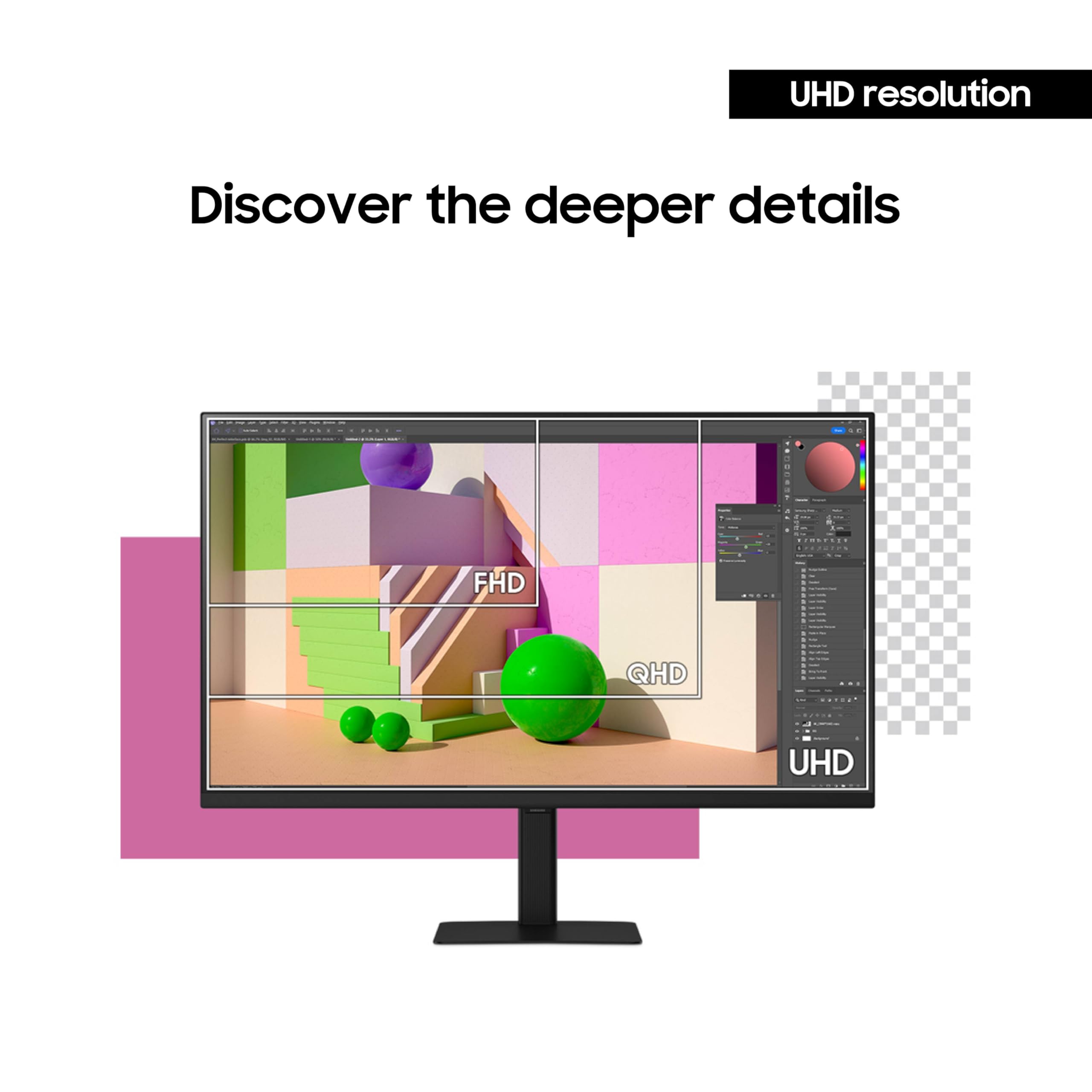 Samsung 32 Viewfinity S7 (S70D) 4K Uhd Ips Hdr10 High Resolution Monitor, Hdmi & Dp Port, Tuv-Certified, 2025, Ls32D700Ebnxgo