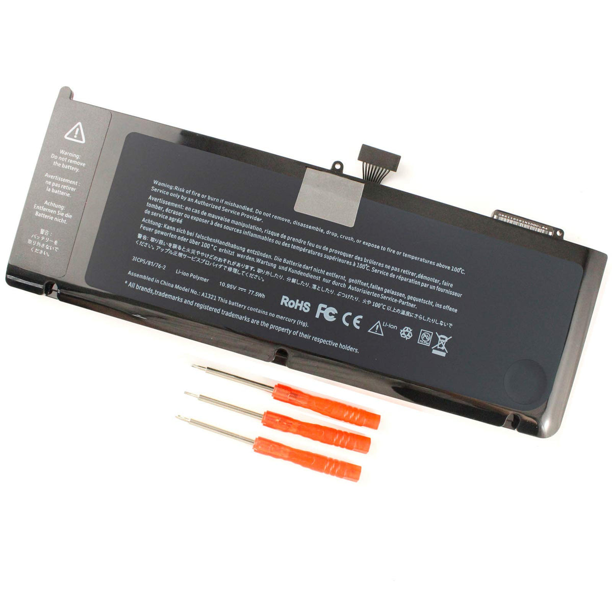 Dmkaollk A1321 A1286 Laptop Battery For Macbook Pro 15 Inch Mid 2009 Mid 2010, Replacement For Macbook Pro Battery A1321 A1286 M