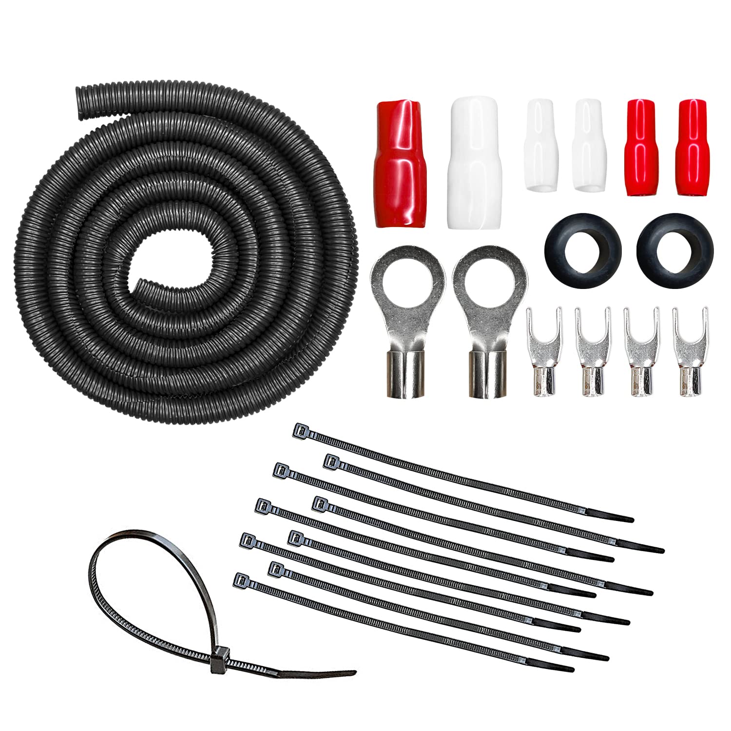 Ct Sounds 8 Gauge Cca Complete Amp Wiring Install Kit, Ampkit 8Ga Pro