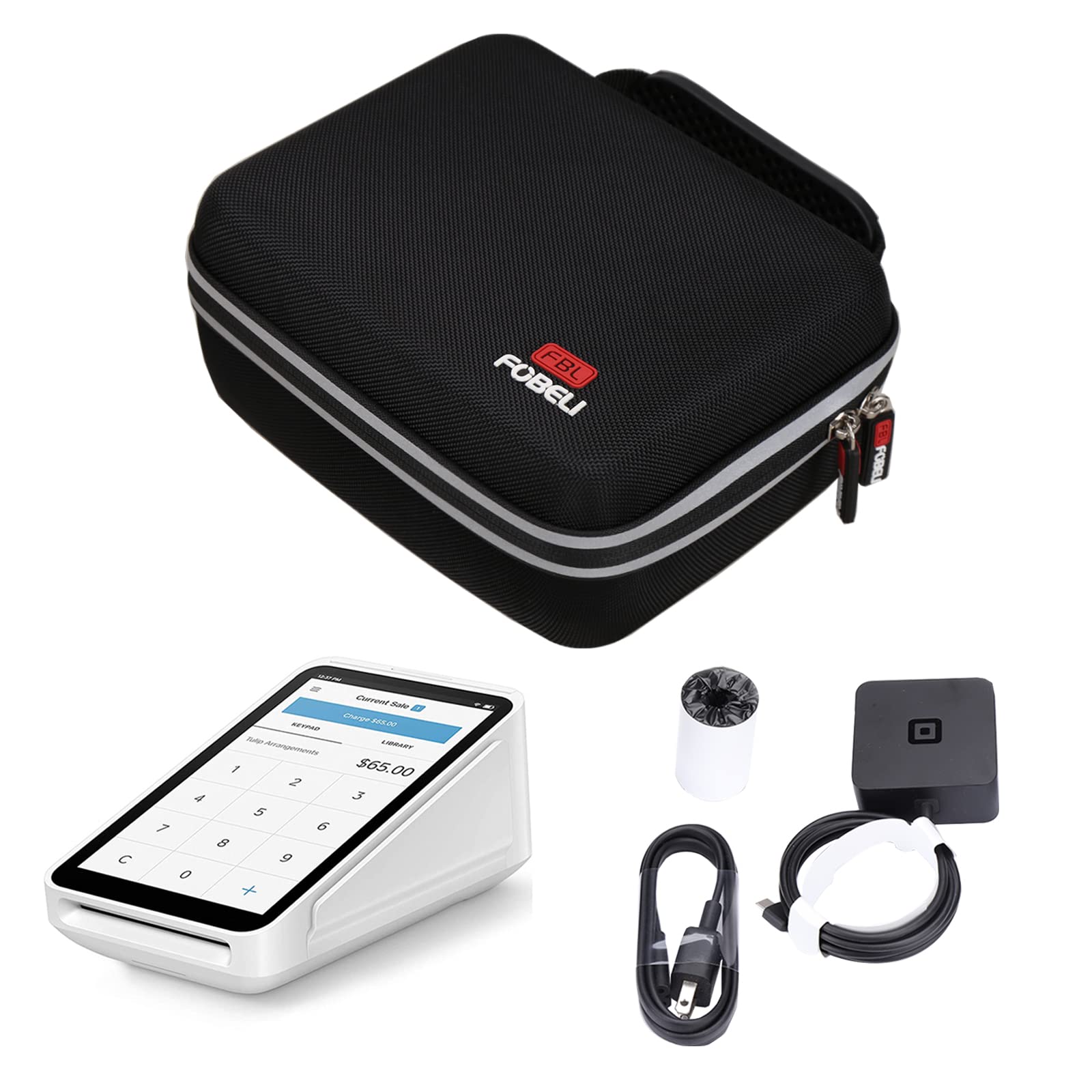 Fblfobeli Eva Hard Carrying Case For Square Terminal, Protector Travel Storage Shockproof Bag