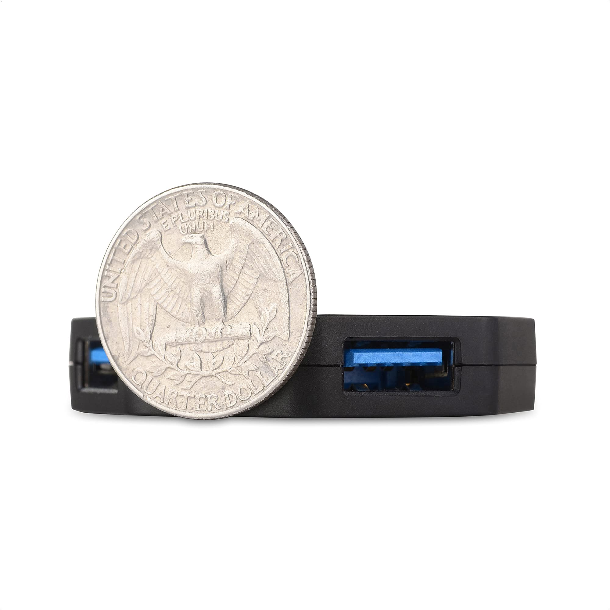 Cable Matters Ultra Mini 4 Port USB Hub (USB 3.0 Hub, USB 3 Hub)