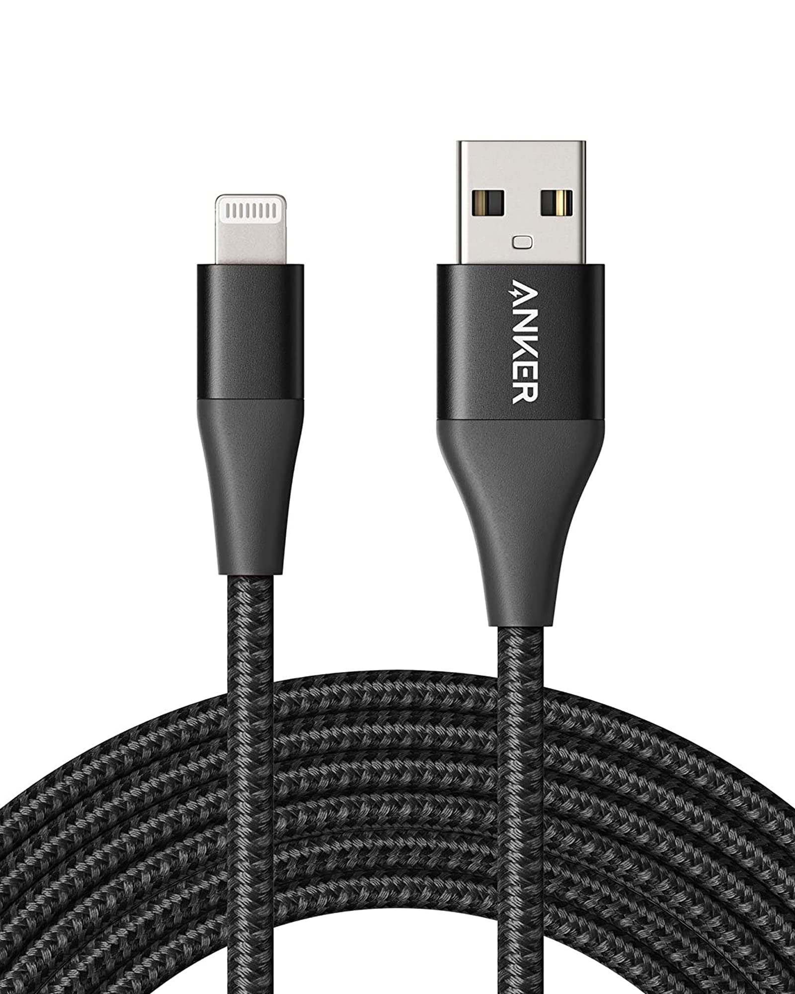 Anker Powerline+ Ii Lightning Cable (10 Ft) Mfi Certified Charger Cable, Extra Long Iphone Charging Cord, Compatible With Iphone
