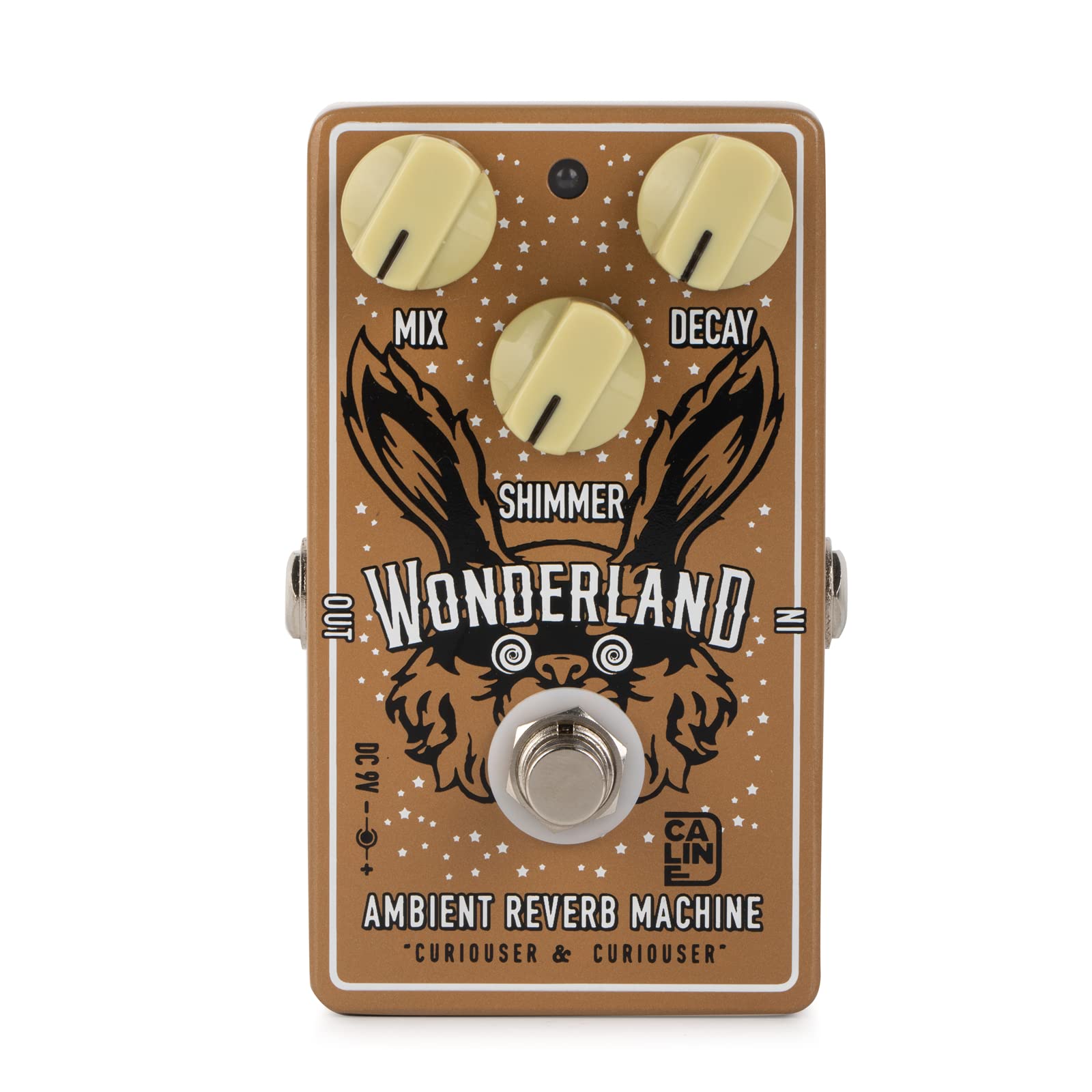 Caline Cp 508 Wonderland Ambient Modulated Digital Reverb Guitar Effects Pedal Aluminum Alloy Casing
