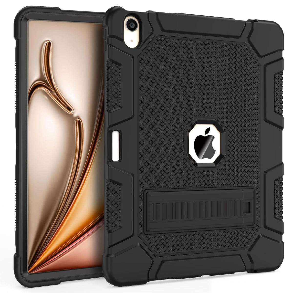 Rantice Ipad Air 13 Inch Case, Hybrid Shockproof Rugged Drop Protective Case With Kickstand & Pencil Holder For Ipad Air 13 Inch