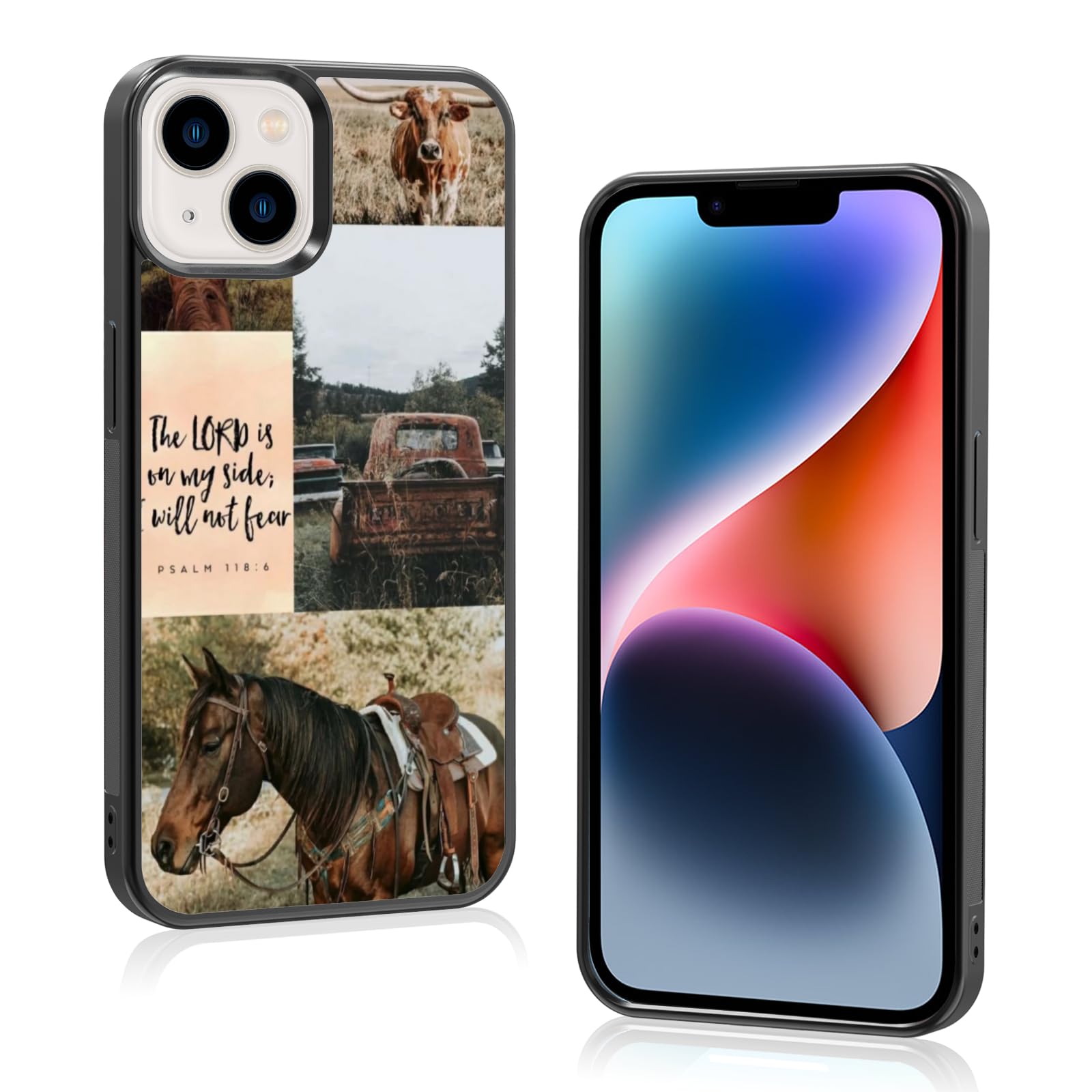 Traday Western Phone Case Compatible With Iphone 13/14 Horse Phone Case