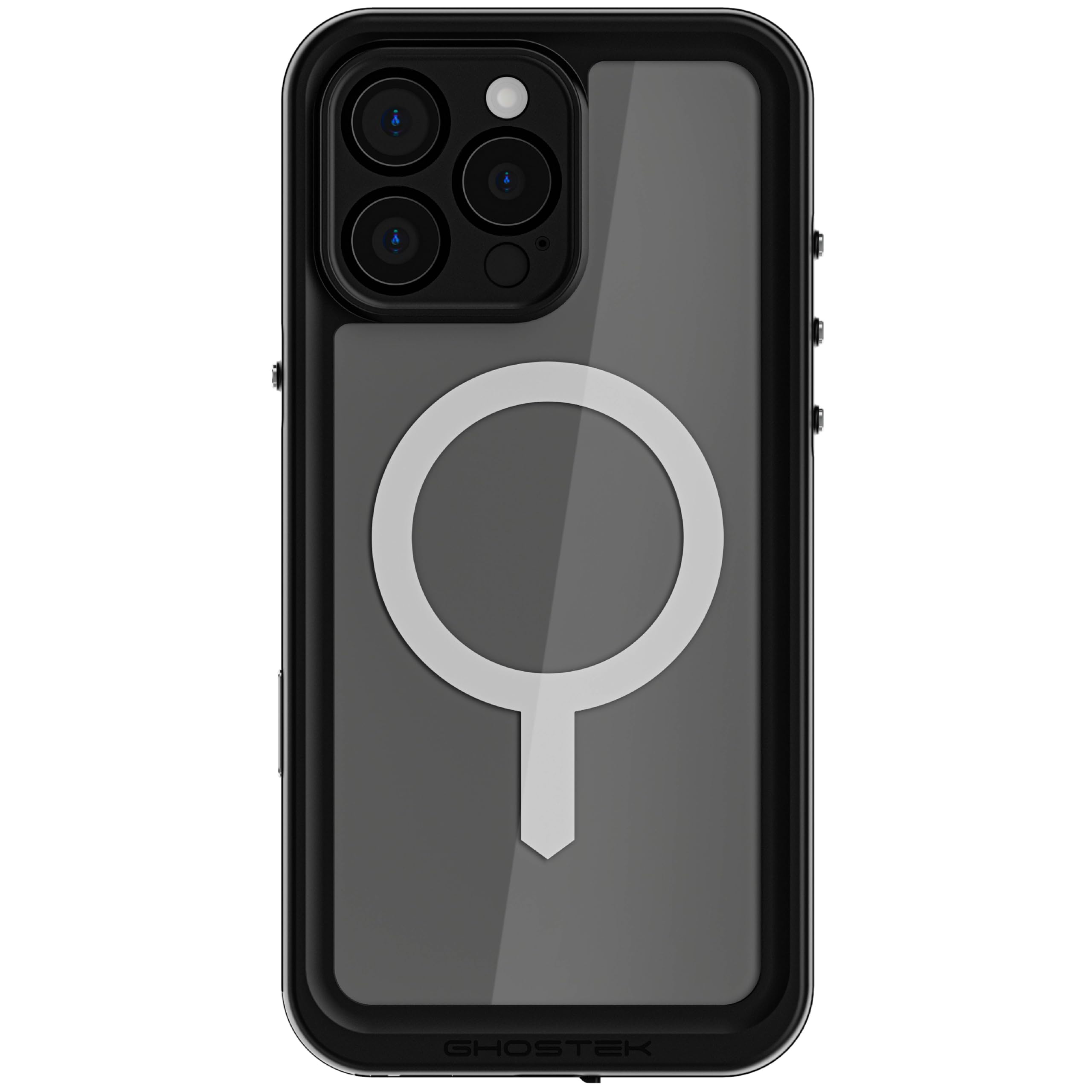 Ghostek Nautical Slim iPhone 16 Pro Max Waterproof Case - Built-in Screen and Camera Lens Protector, Compatible with Apple MagSa