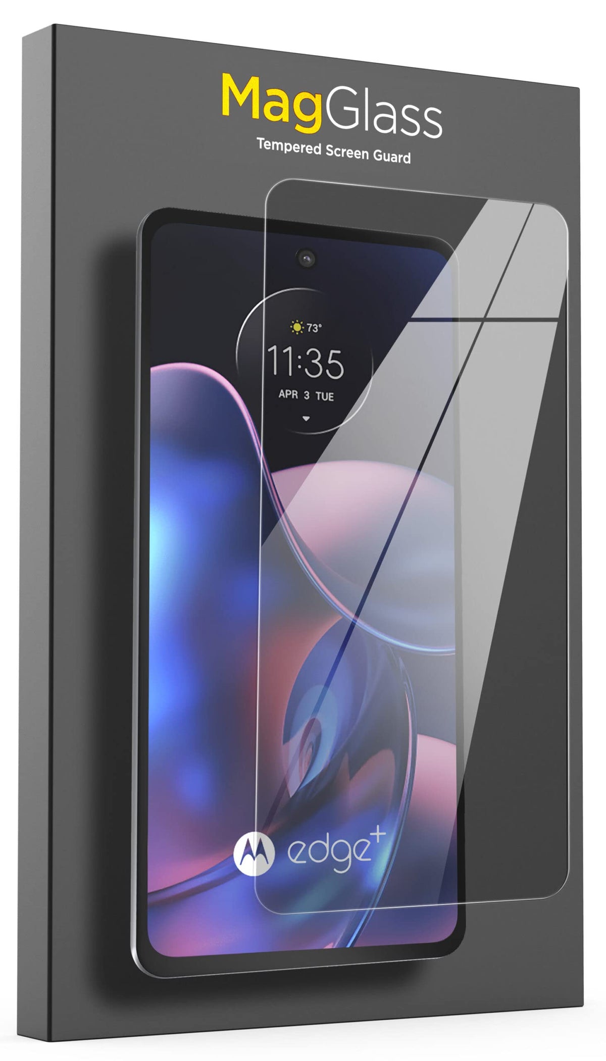 Magglass (2 Pack For Motorola Edge Plus 2022 Screen Protector   Uhd Tempered Glass, Full Coverage Display Guard (Moto Edge+ 2022