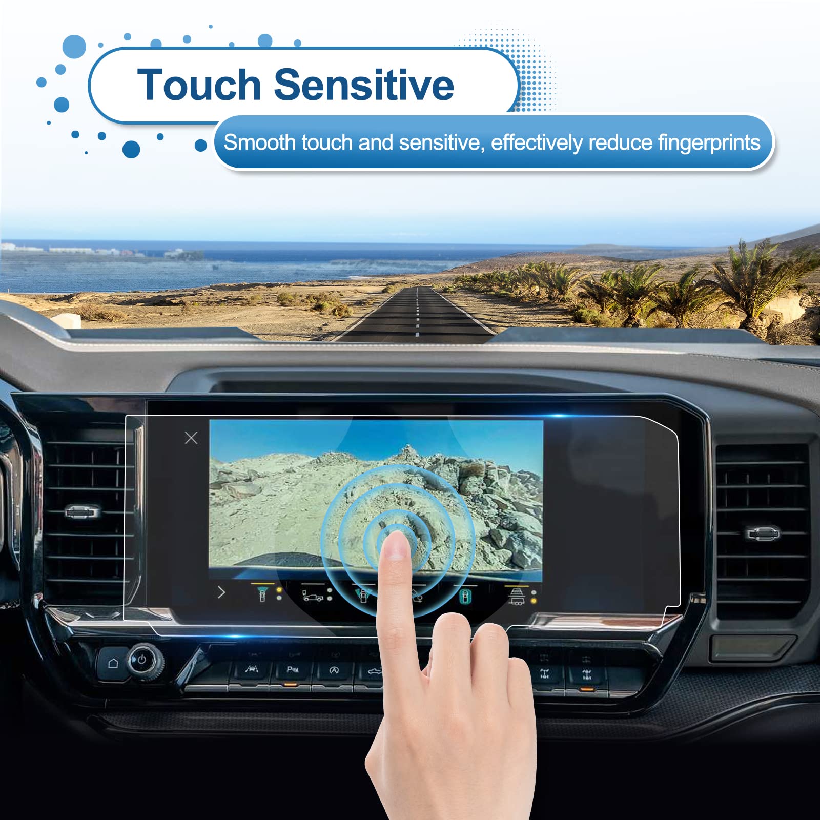 Coleya 2022 2025 Silverado 1500/2500Hd/3500Hd Screen Protector For Chevrolet Silverado (Lt/Rst/Zr2/Ltz/Lt Trail Boss/High Countr