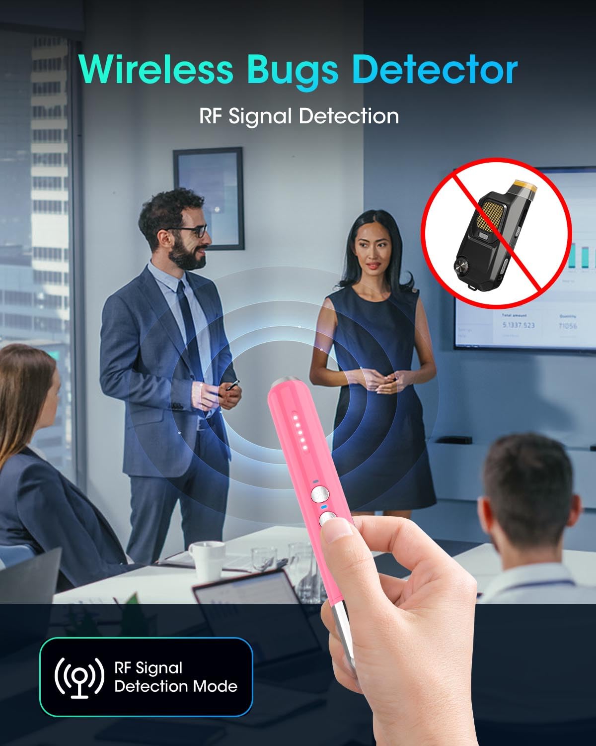 Stsva Camera Detectors,4 In 1 Portable Detector For Home,Hotel,Office,Car,Gps Detector,Wireless Item Finders.