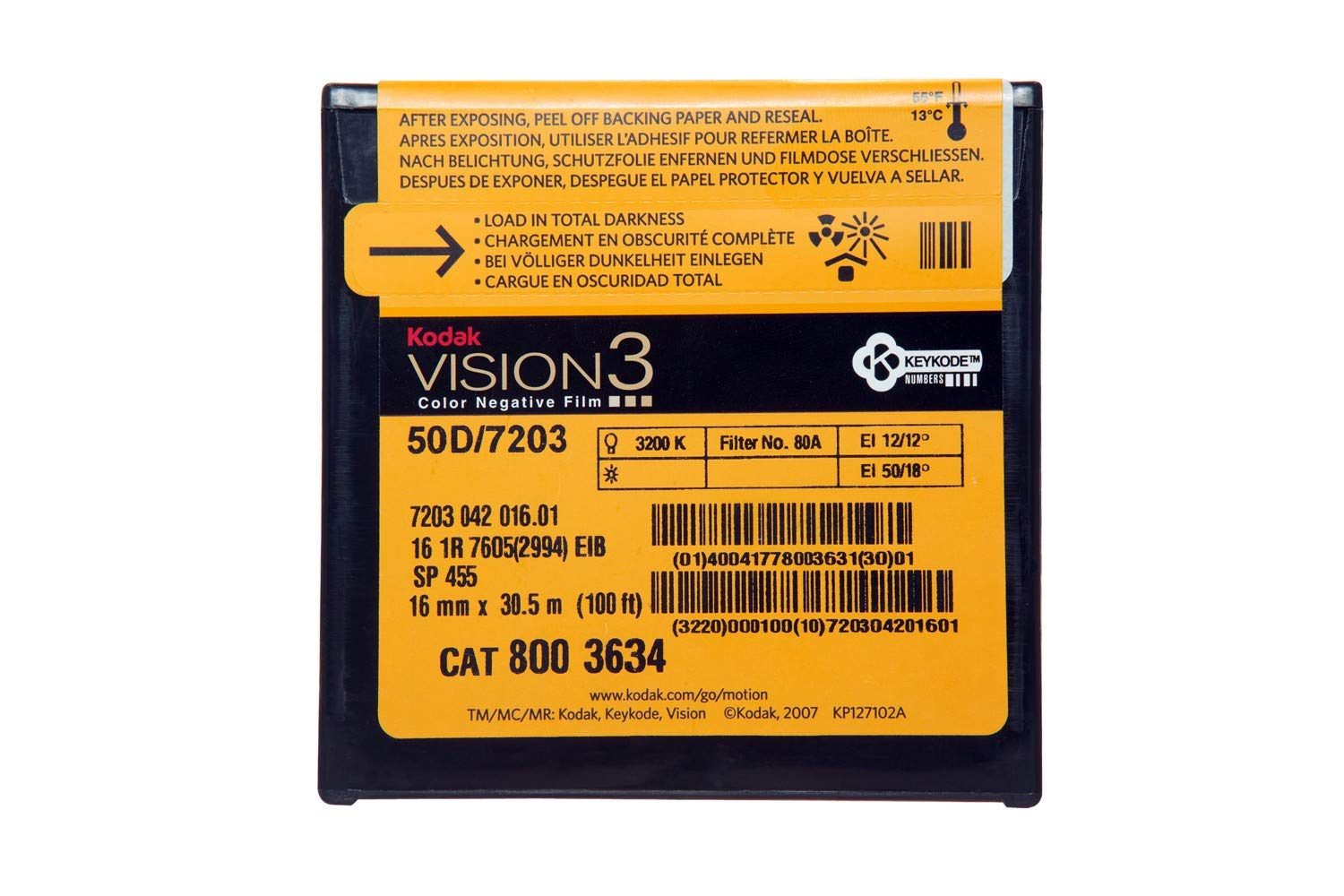 Kodak 16Mm Vision3 100Ft (33M) 50D/7203