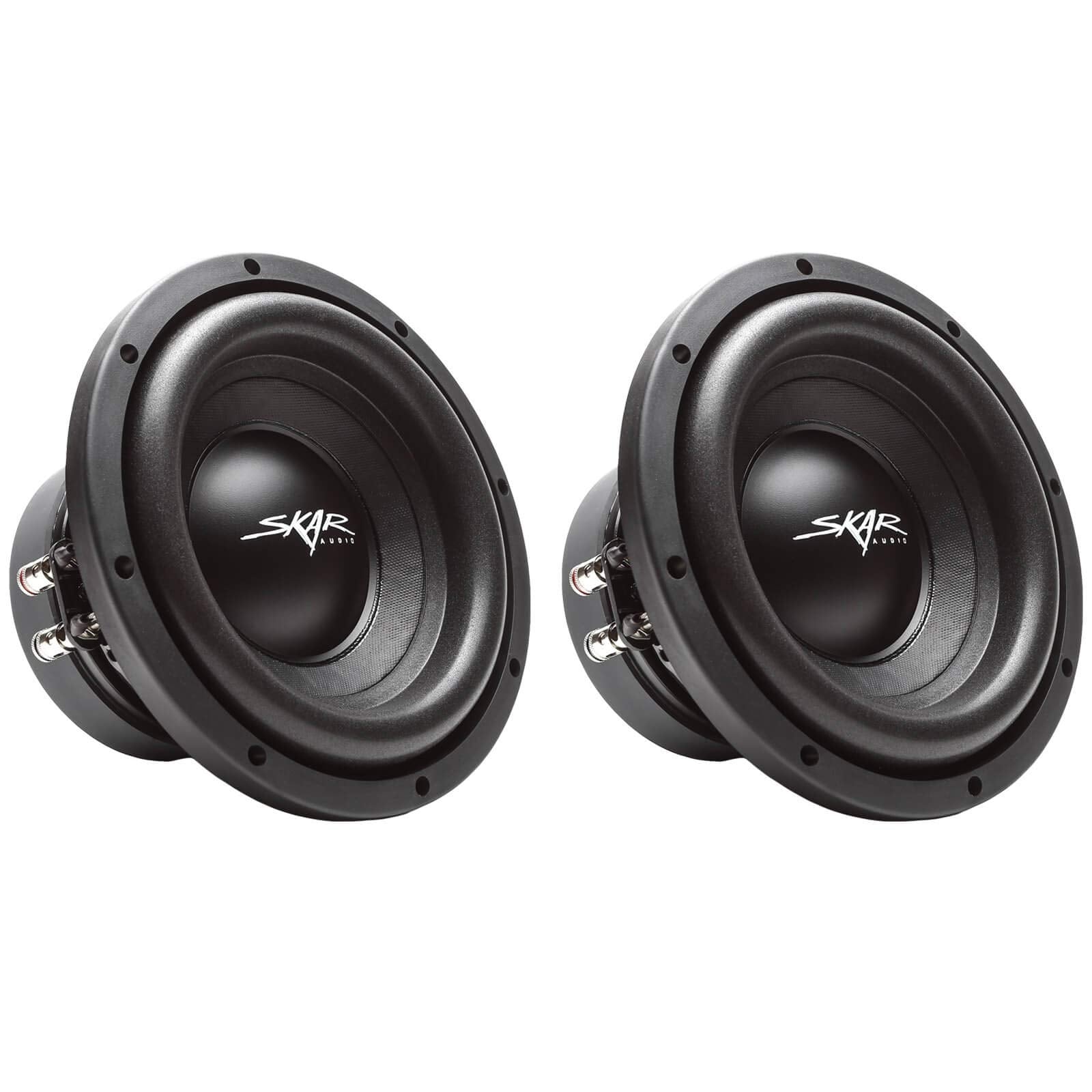 (2) Skar Audio Sdr-8 D2 8 700W Max Power Dual 2 Ohm Car Subwoofers, Pair of 2