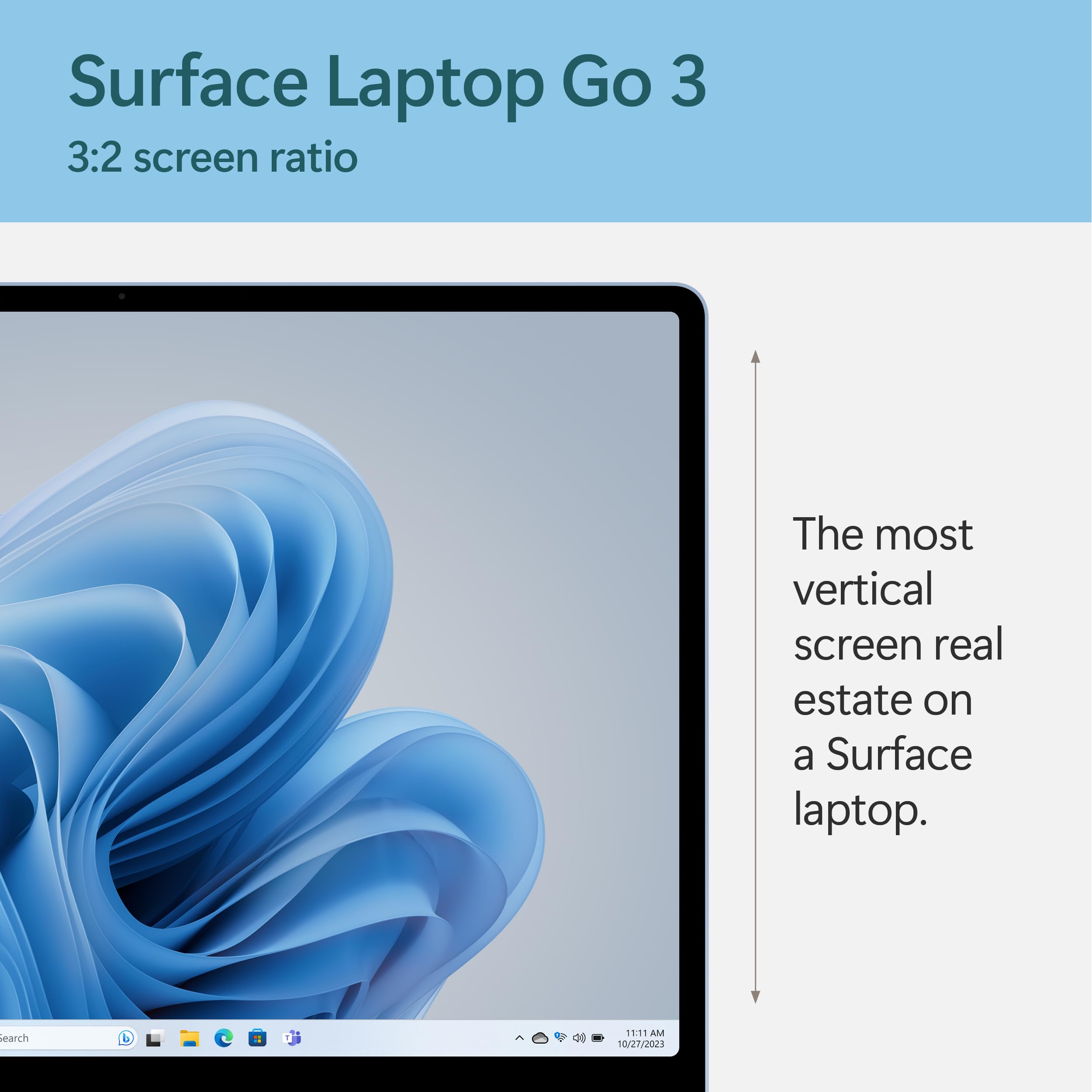 Microsoft Surface Laptop Go 3 (2023) - 12.4 Touchscreen, Thin & Lightweight, Intel Core I5, 8Gb Ram, 256Gb Ssd Ssd, With Windows