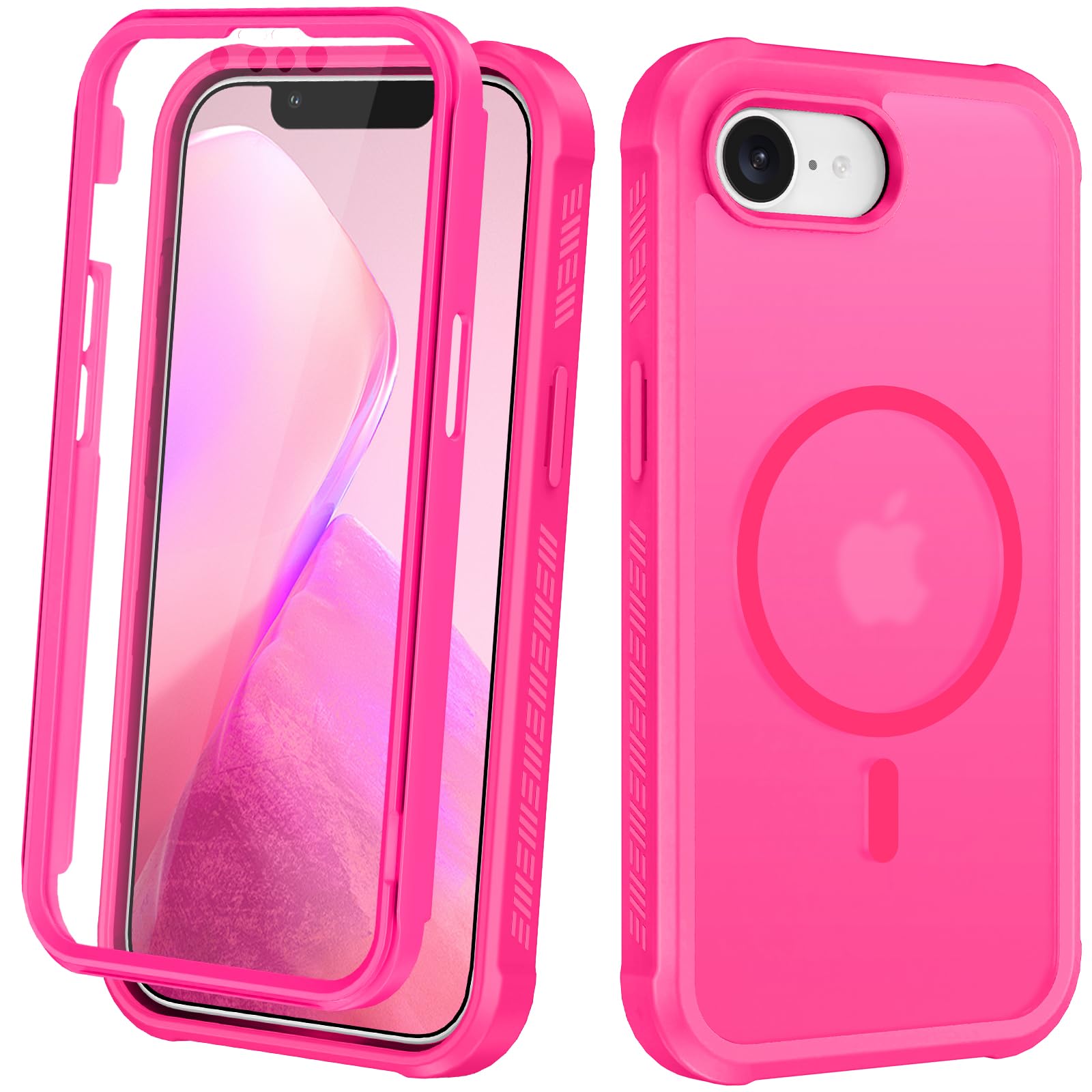Avocase Magnetic for iPhone 17e Case/iPhone 16e Case Built in Screen Protector [Compatible with MagSafe] Military-Grade Protecti