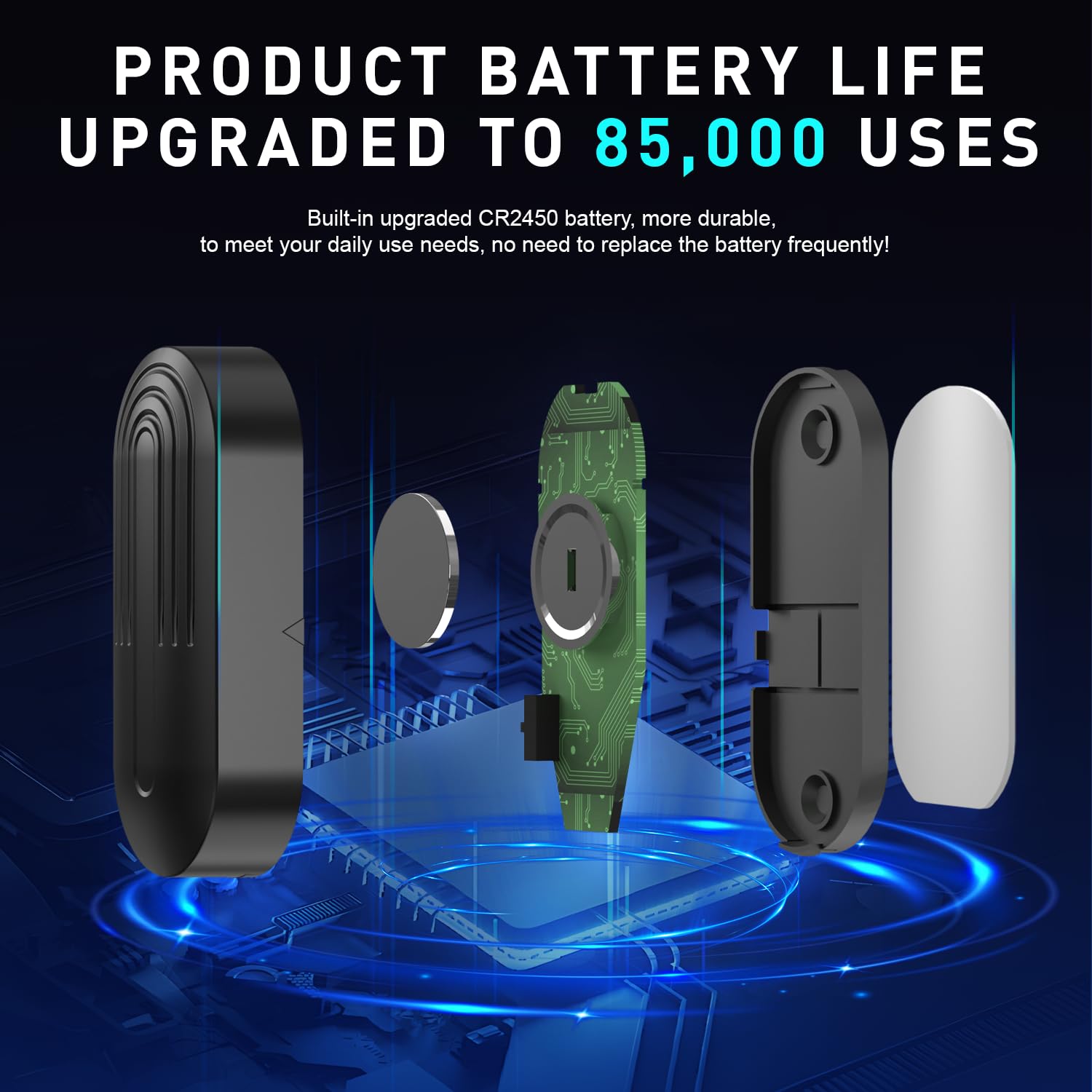 Door Chime Sanjie Wireless Door Sensor For Business Home Office When Entering With 800Ft Range 55 Chimes 5 Volume Levels Adjusta